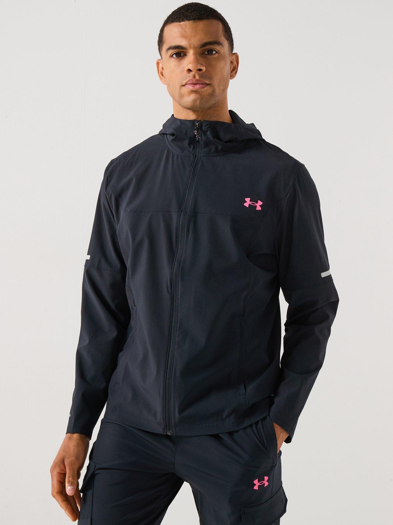 undefined Mens Training Tech Utility Woven Jacket - Black