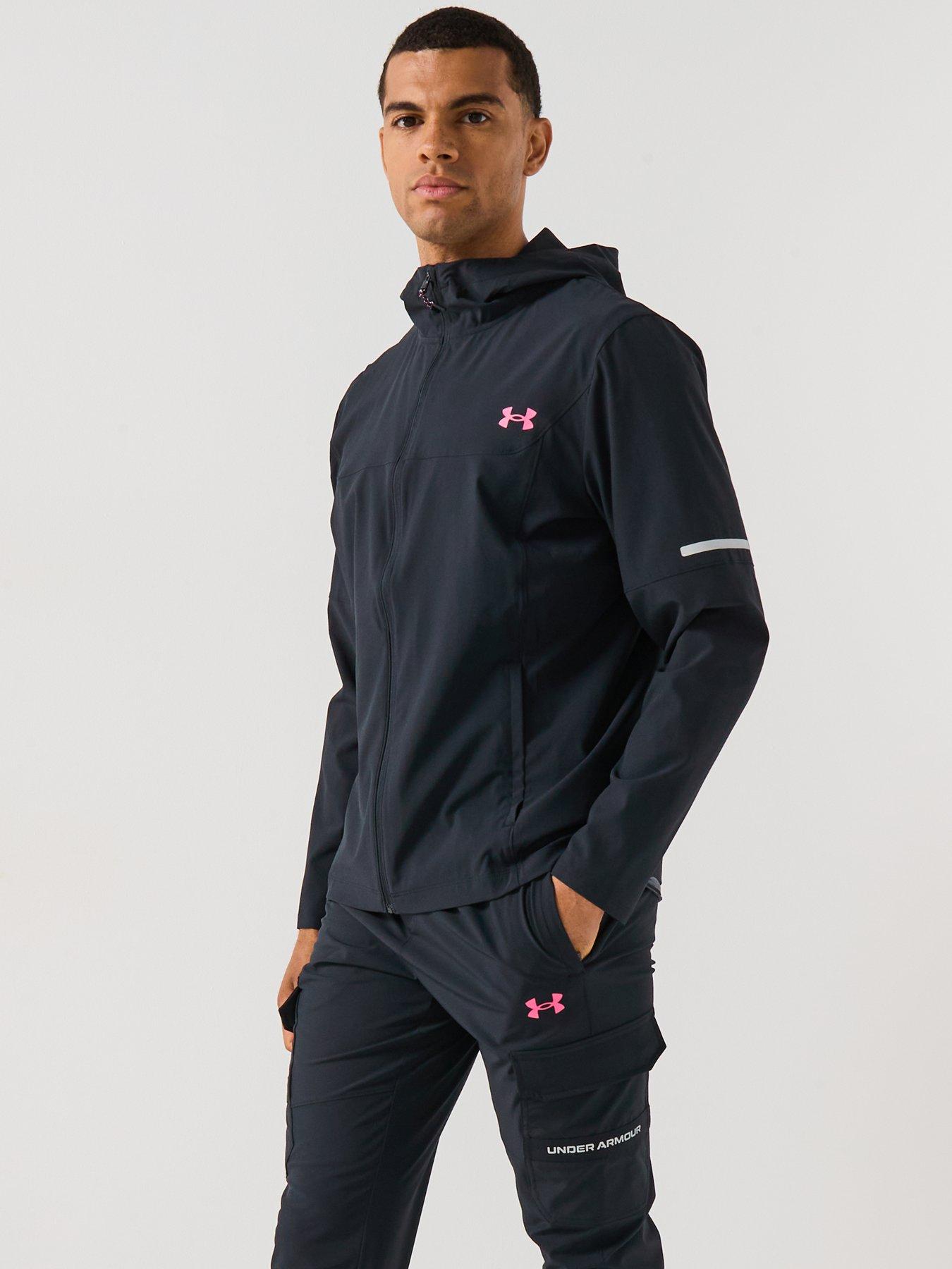 UNDER ARMOUR Mens Training Tech Utility Woven Jacket - Black | Very