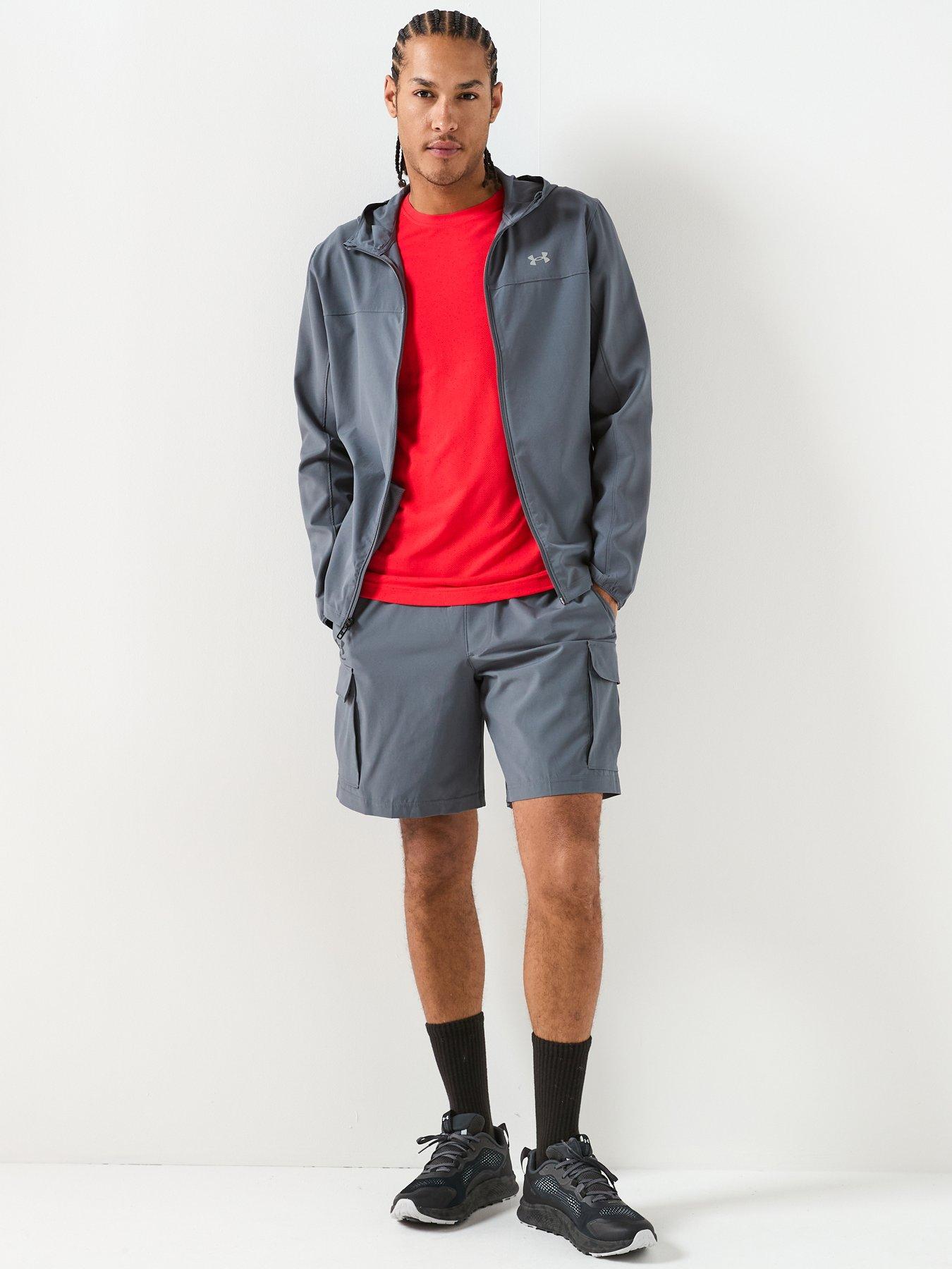 Image 3 of 6 of UNDER ARMOUR Mens Running Velociti Pro Storm Jacket - Grey