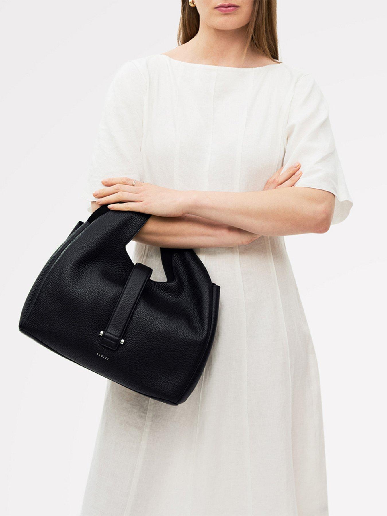 Radley Sloane Street Medium Ziptop Leather Grab - Black