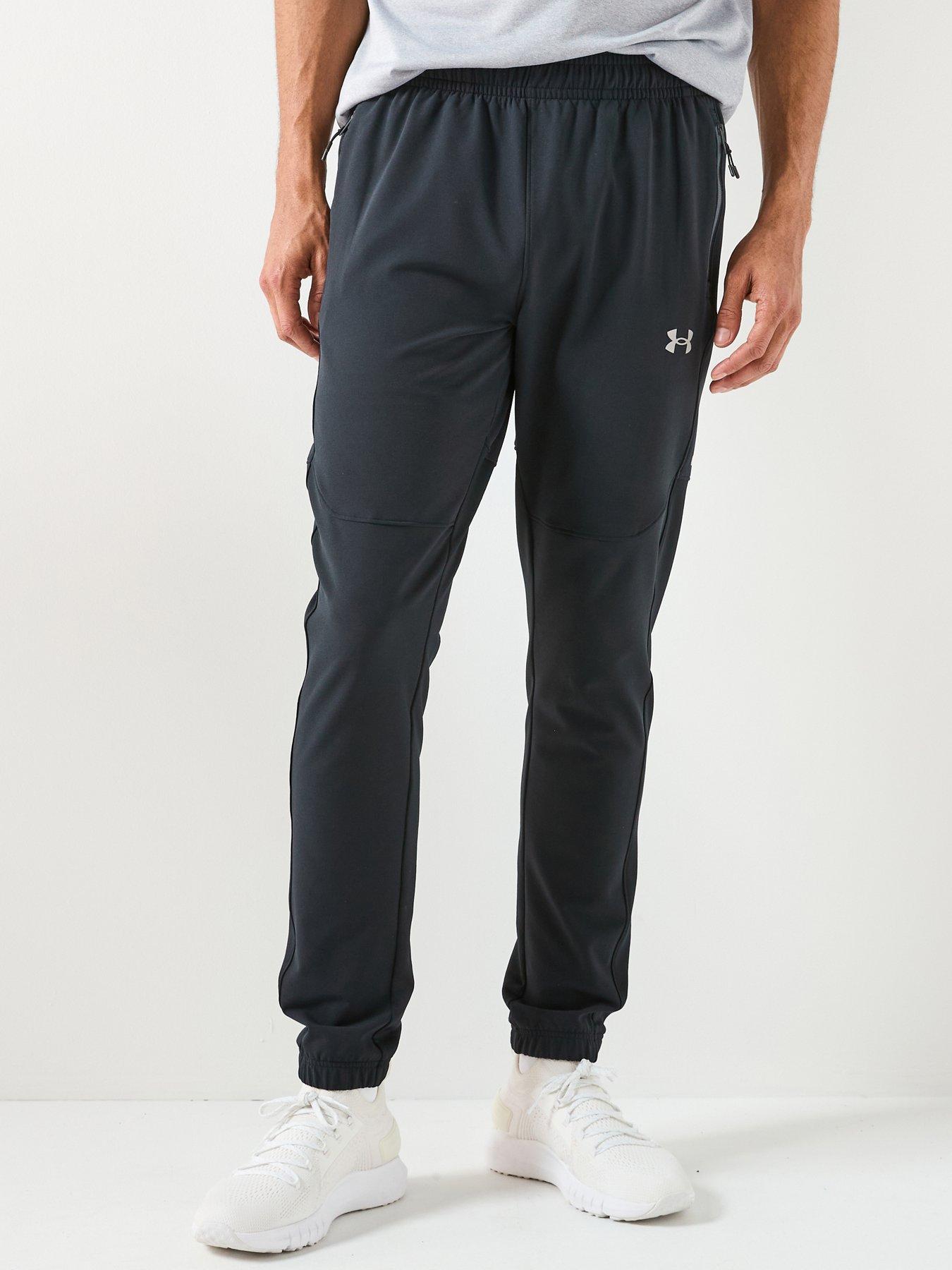 Image 1 of 6 of UNDER ARMOUR Mens Training Utility Woven Winterized Pants - Black