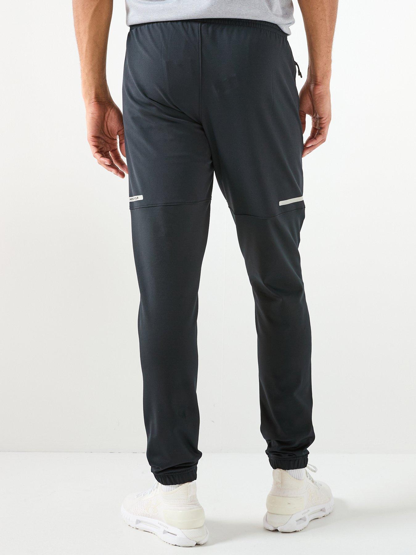 Image 2 of 6 of UNDER ARMOUR Mens Training Utility Woven Winterized Pants - Black
