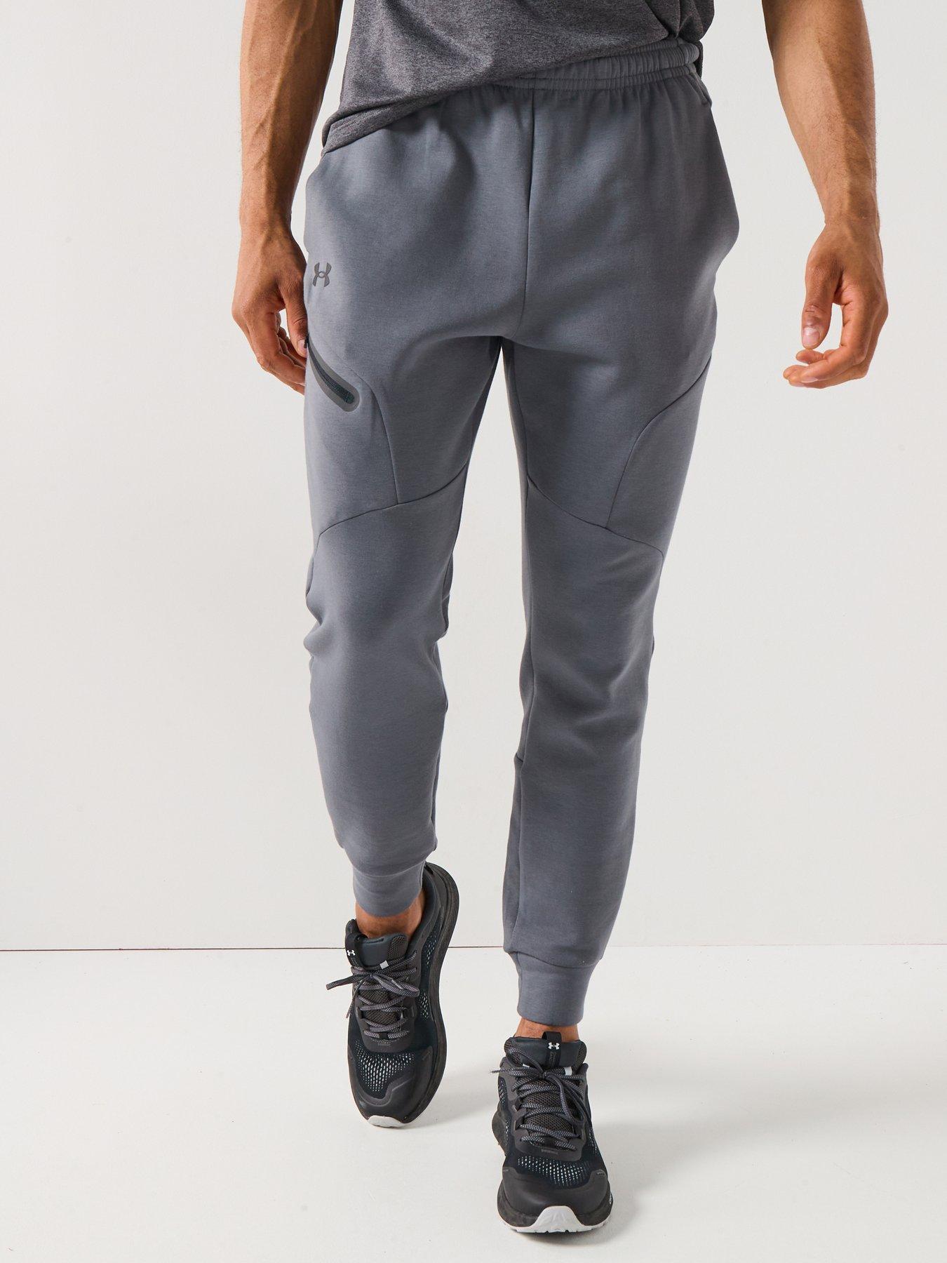 UNDER ARMOUR Mens Training Unstoppable Fleece Joggers - Grey
