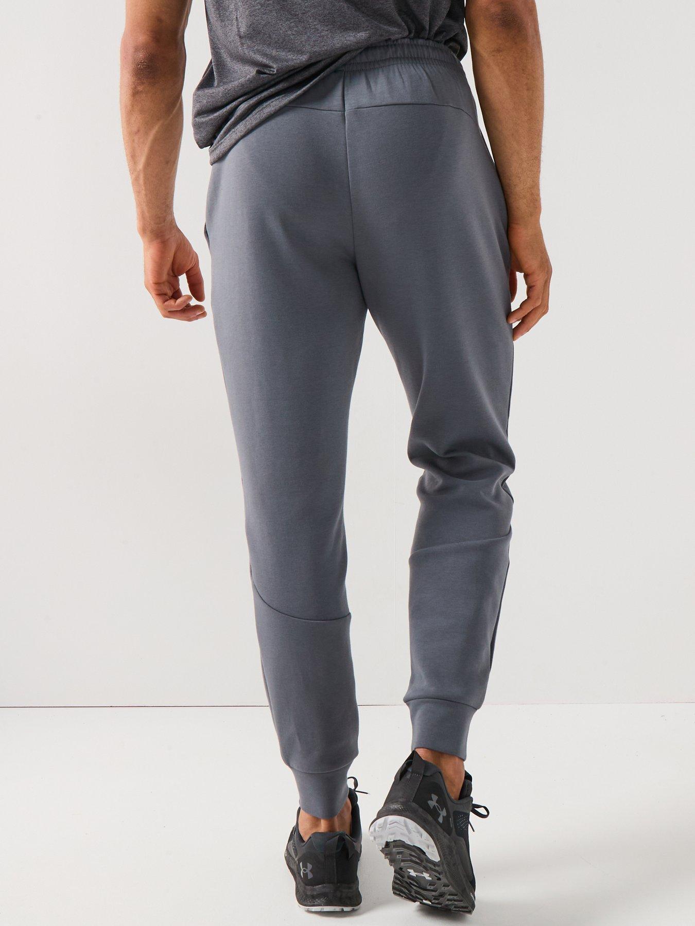 Image 2 of 5 of UNDER ARMOUR Mens Training Unstoppable Fleece Joggers - Grey