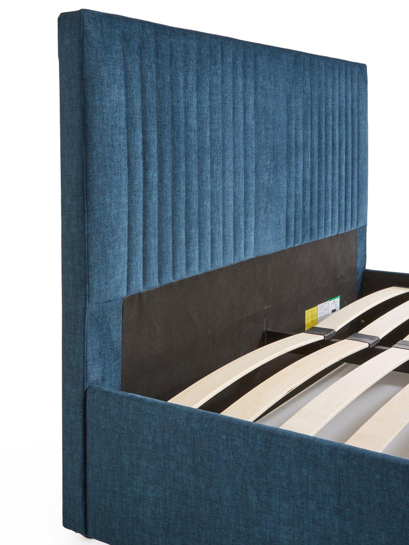 Image 4 of 7 of The Very Collection Prent TV Bed with Voice Control and Mattress Options (Buy &amp; SAVE!) - Blue
