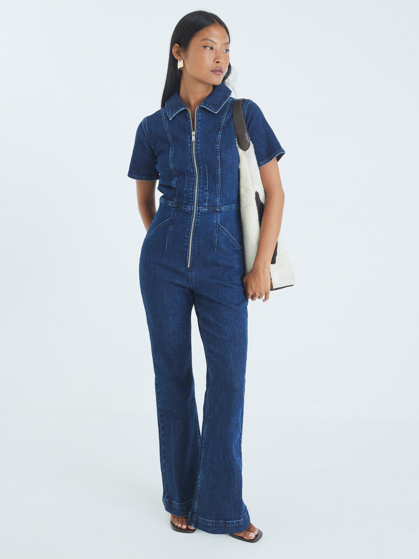 undefined Johnson Seamed Zip Jumpsuit
