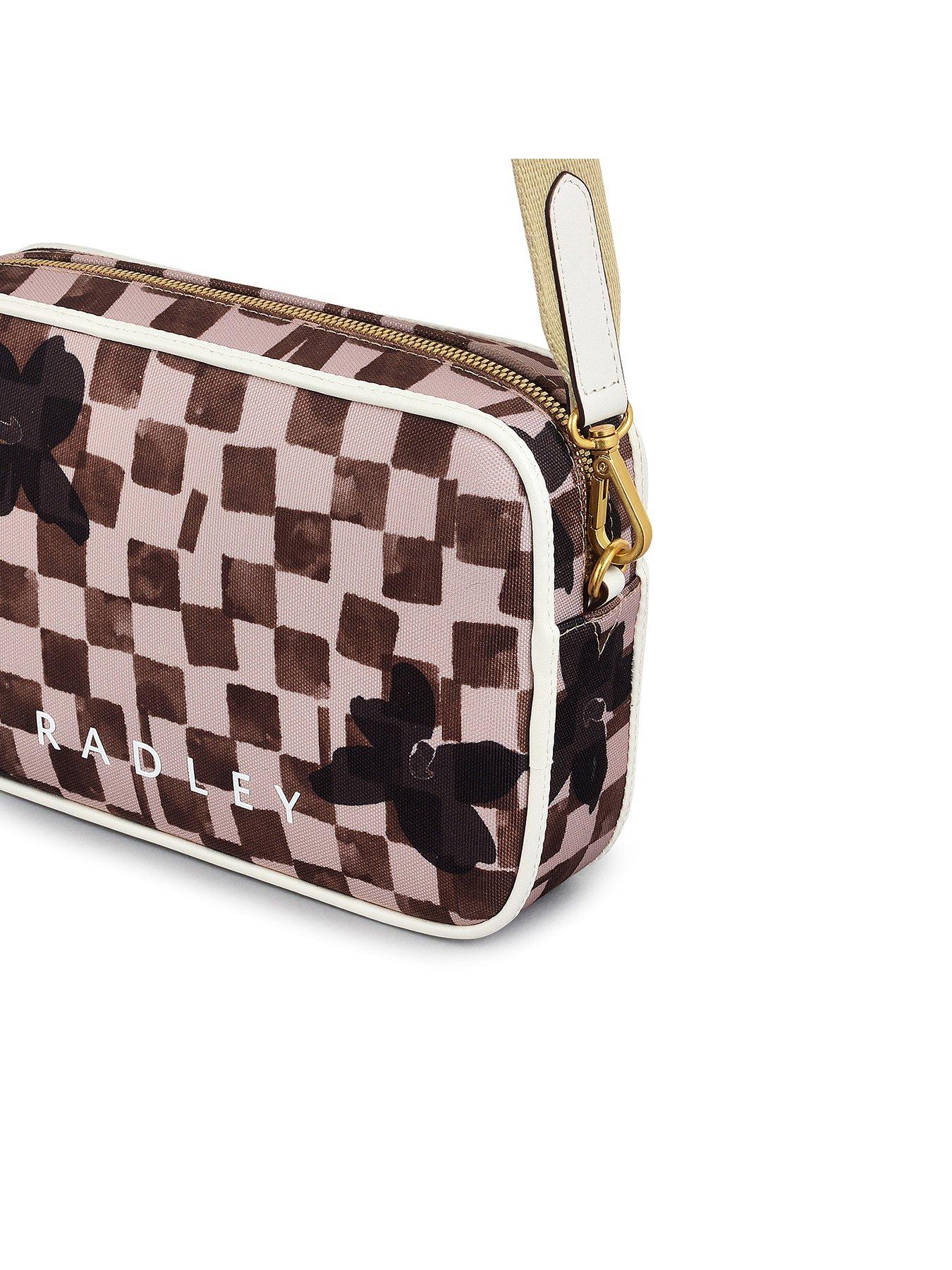 Radley Southwell Gardens Check Small Ziptop Crossbody - Stone | Very