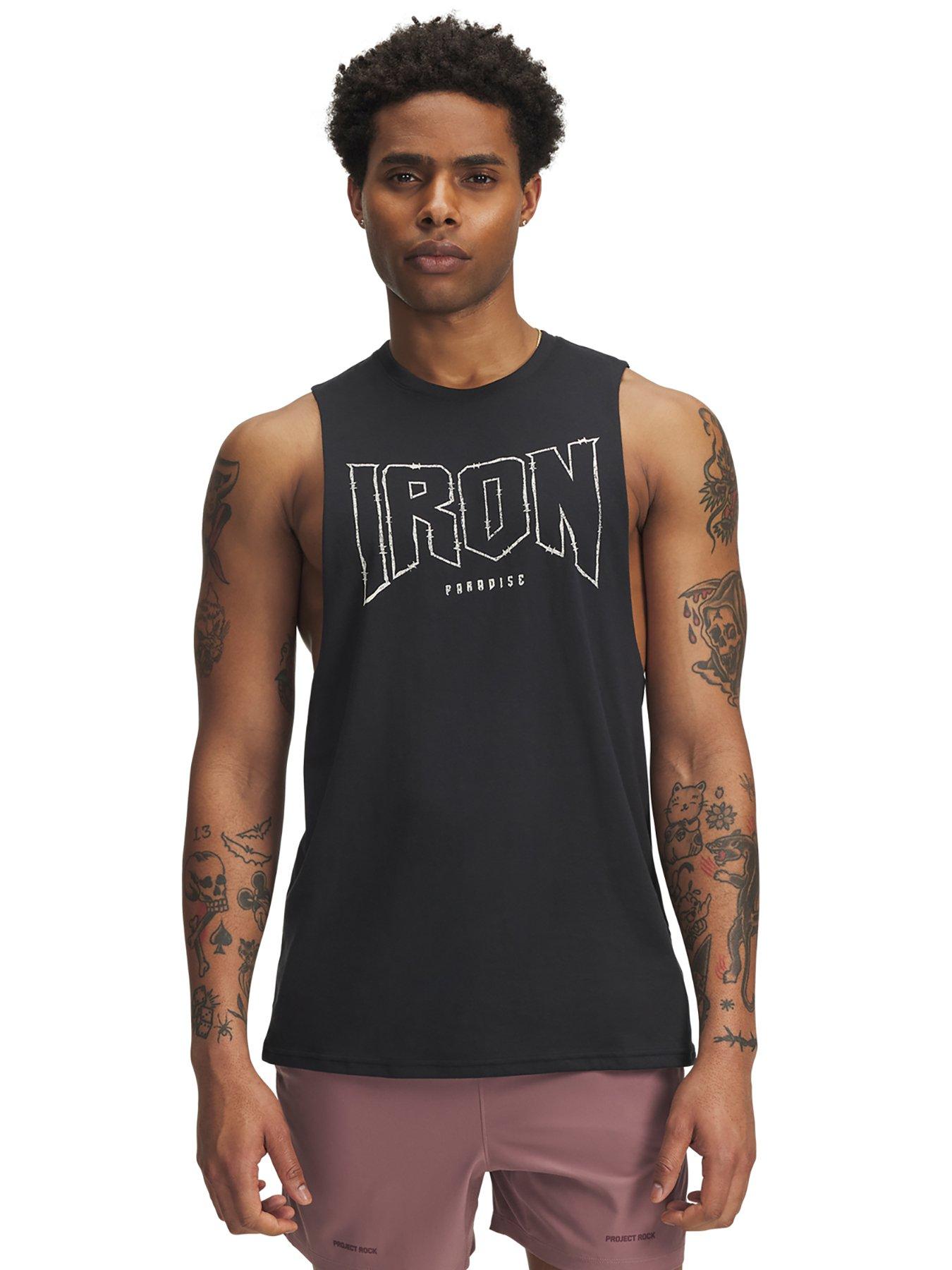 undefined Mens Training Project Rock Tank - Black