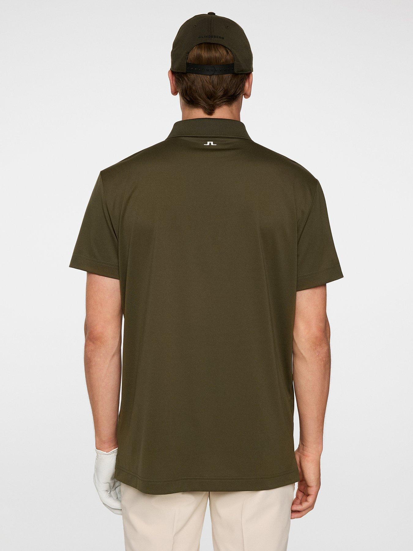 Image 2 of 5 of J LINDEBERG Mens Golf Bridge Polo - Green