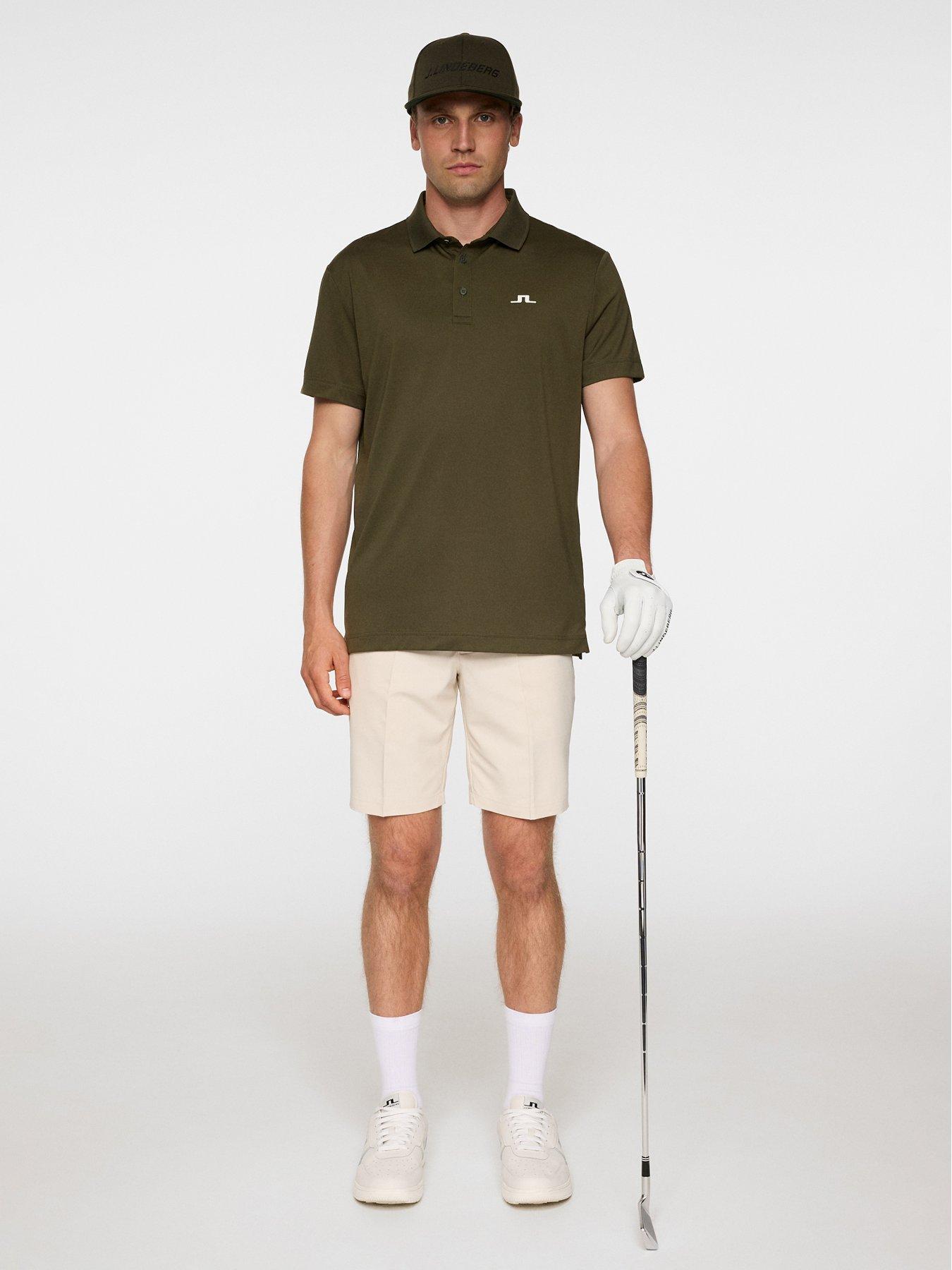 Image 3 of 5 of J LINDEBERG Mens Golf Bridge Polo - Green