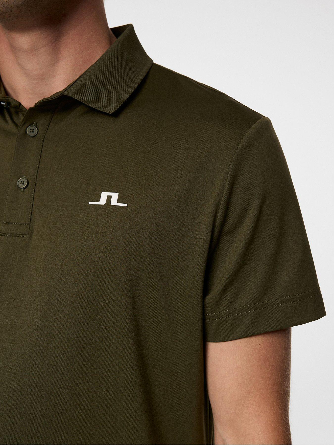 Image 5 of 5 of J LINDEBERG Mens Golf Bridge Polo - Green