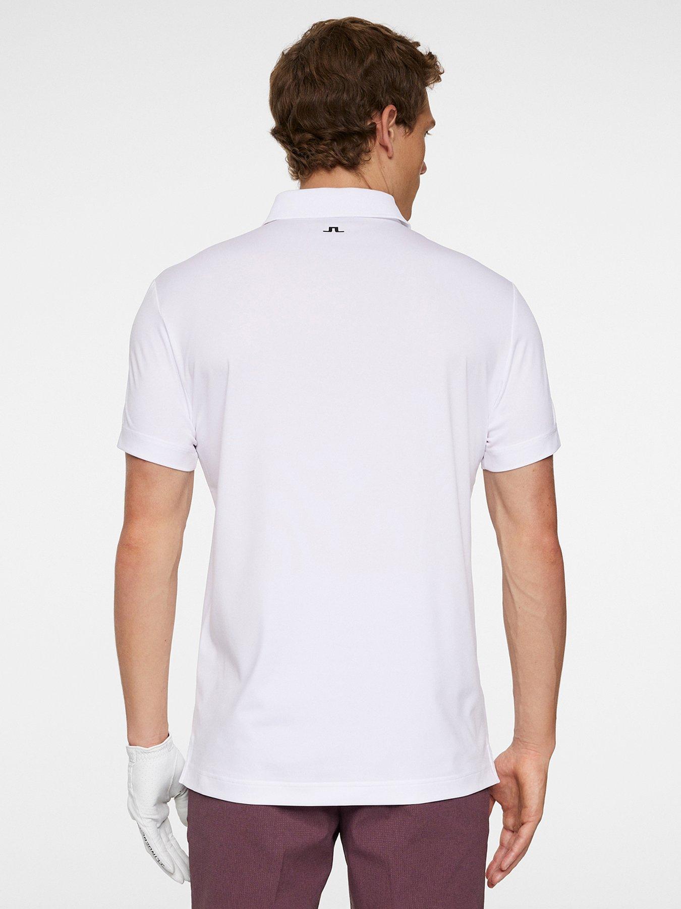 Image 2 of 5 of J LINDEBERG Mens Golf Klas Polo - White
