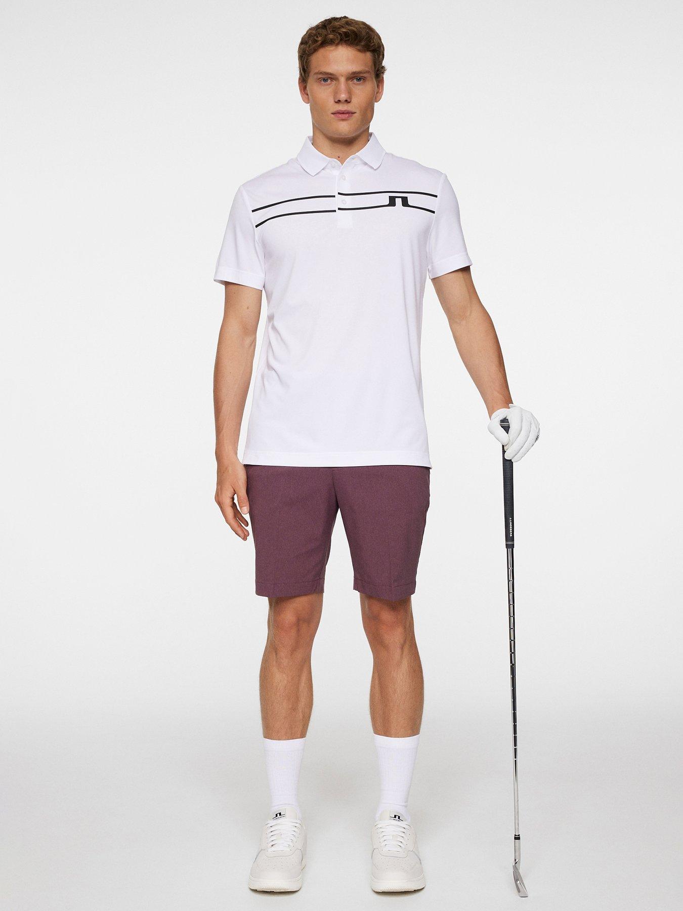 Image 3 of 5 of J LINDEBERG Mens Golf Klas Polo - White