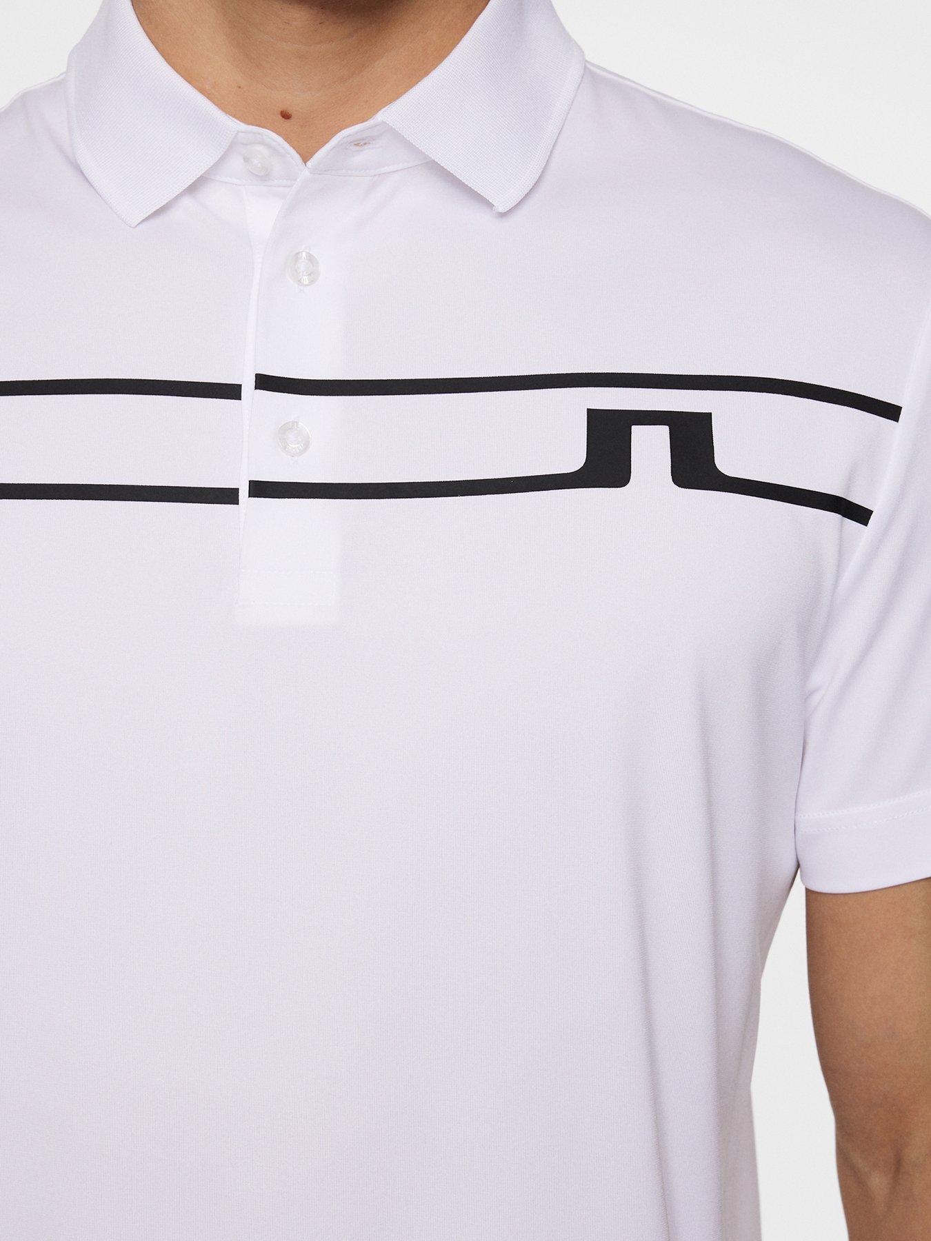Image 4 of 5 of J LINDEBERG Mens Golf Klas Polo - White