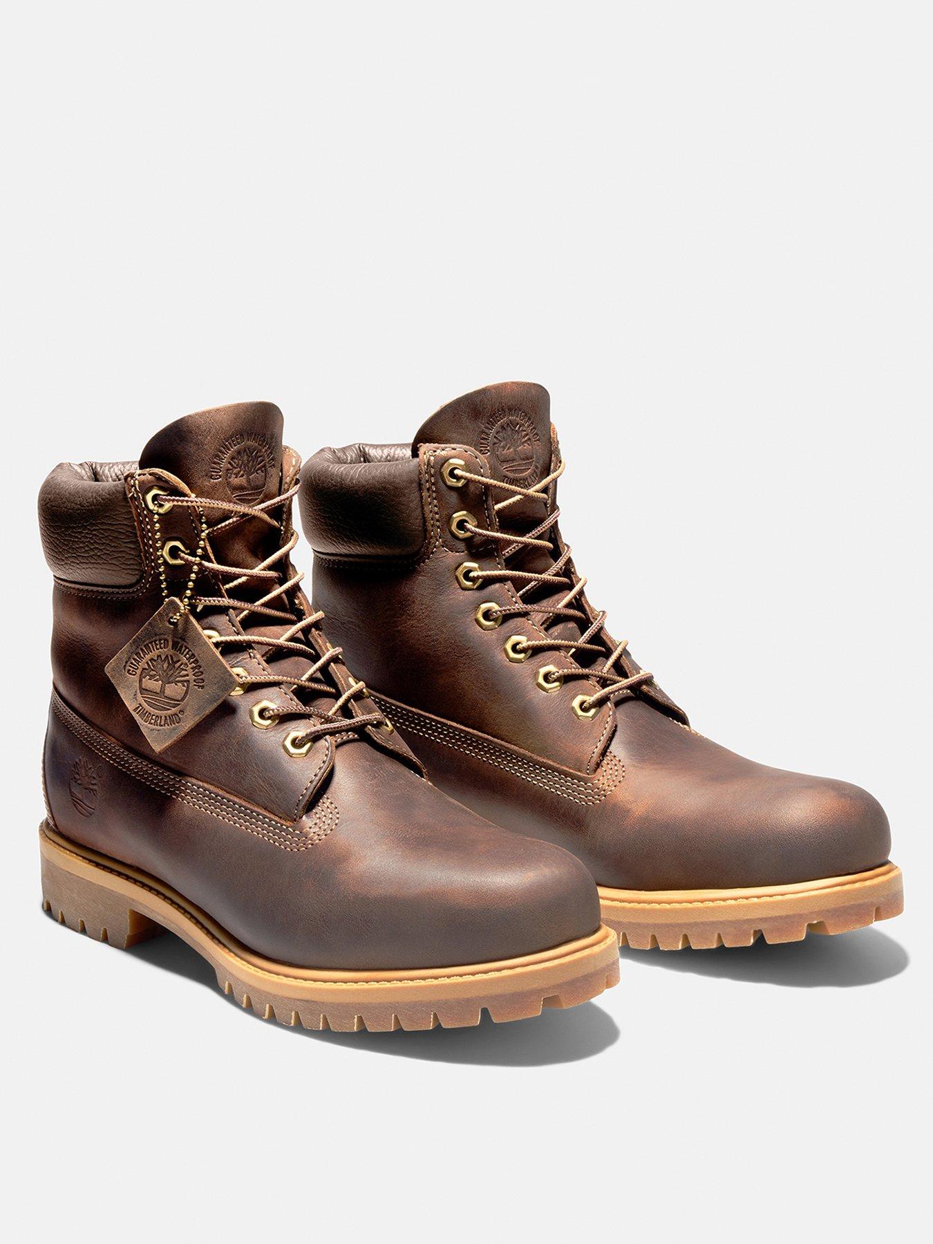 Image 2 of 7 of Timberland Premium 6Inch Waterproof Lace Up Boots - Brown