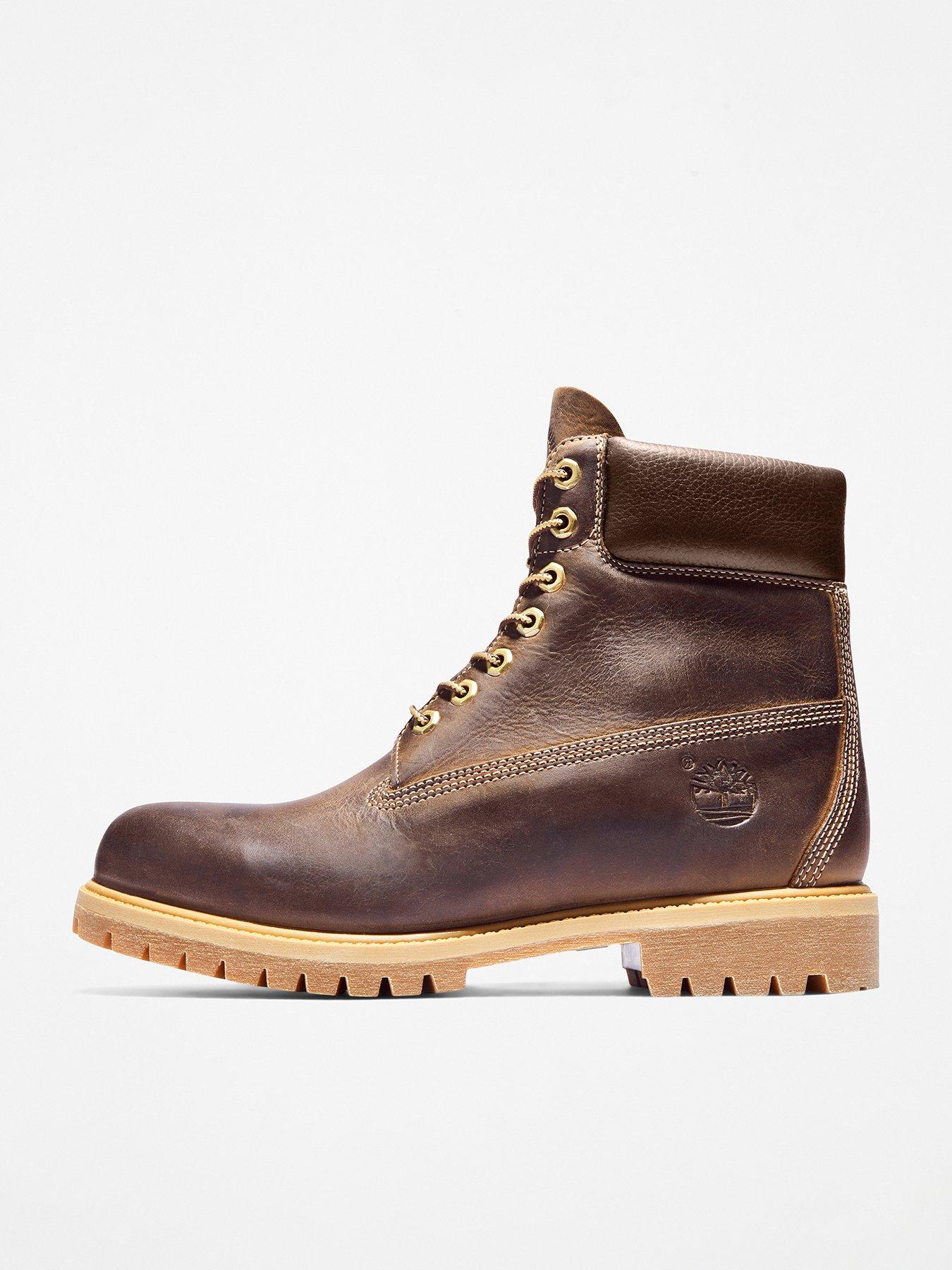 Image 6 of 7 of Timberland Premium 6Inch Waterproof Lace Up Boots - Brown