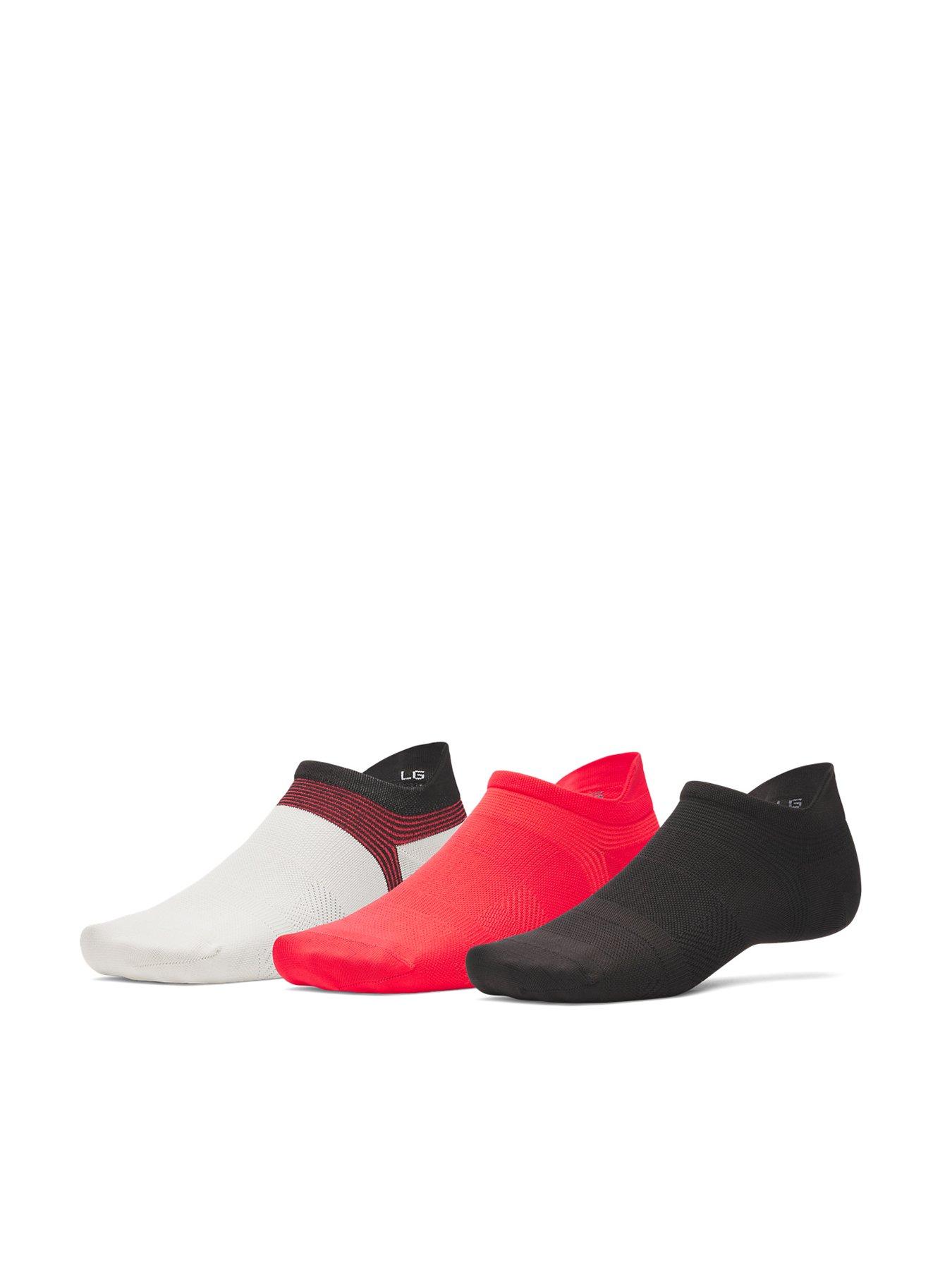 undefined Adults Unisex Running Lite 3pack No Show Socks - Mutli