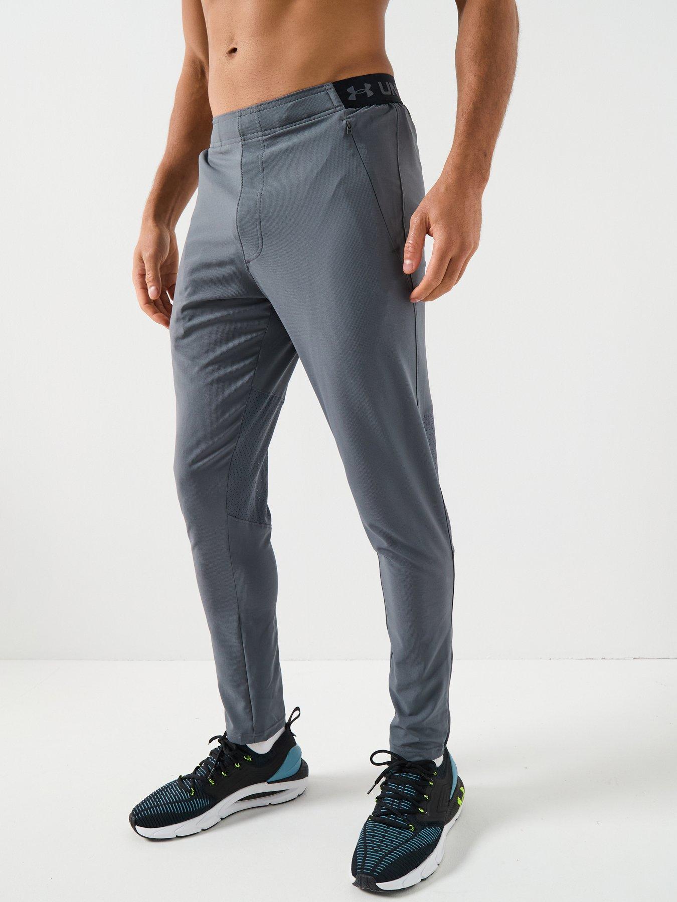 UNDER ARMOUR Mens Training Vanish Woven Tapered Pants Grey Very