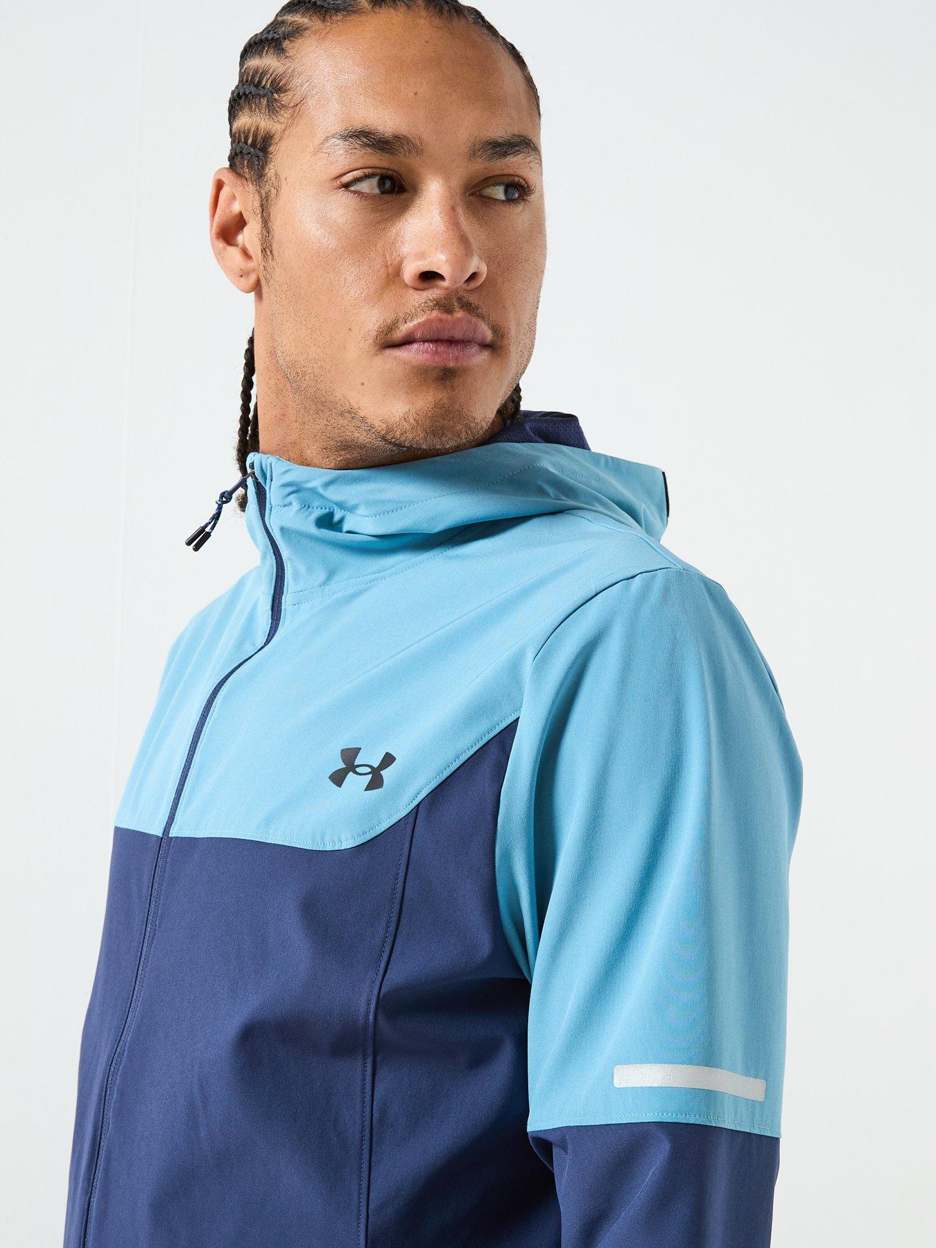 UNDER ARMOUR Mens Training Tech Utility Woven Jacket - Blue | Very