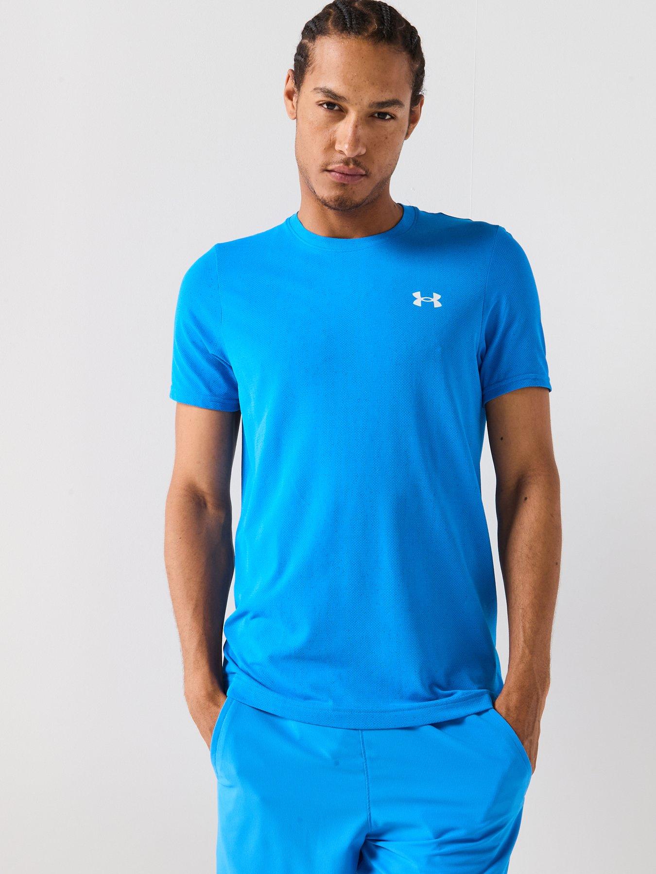 undefined Mens Training Vanish Seamless T-Shirt - Blue