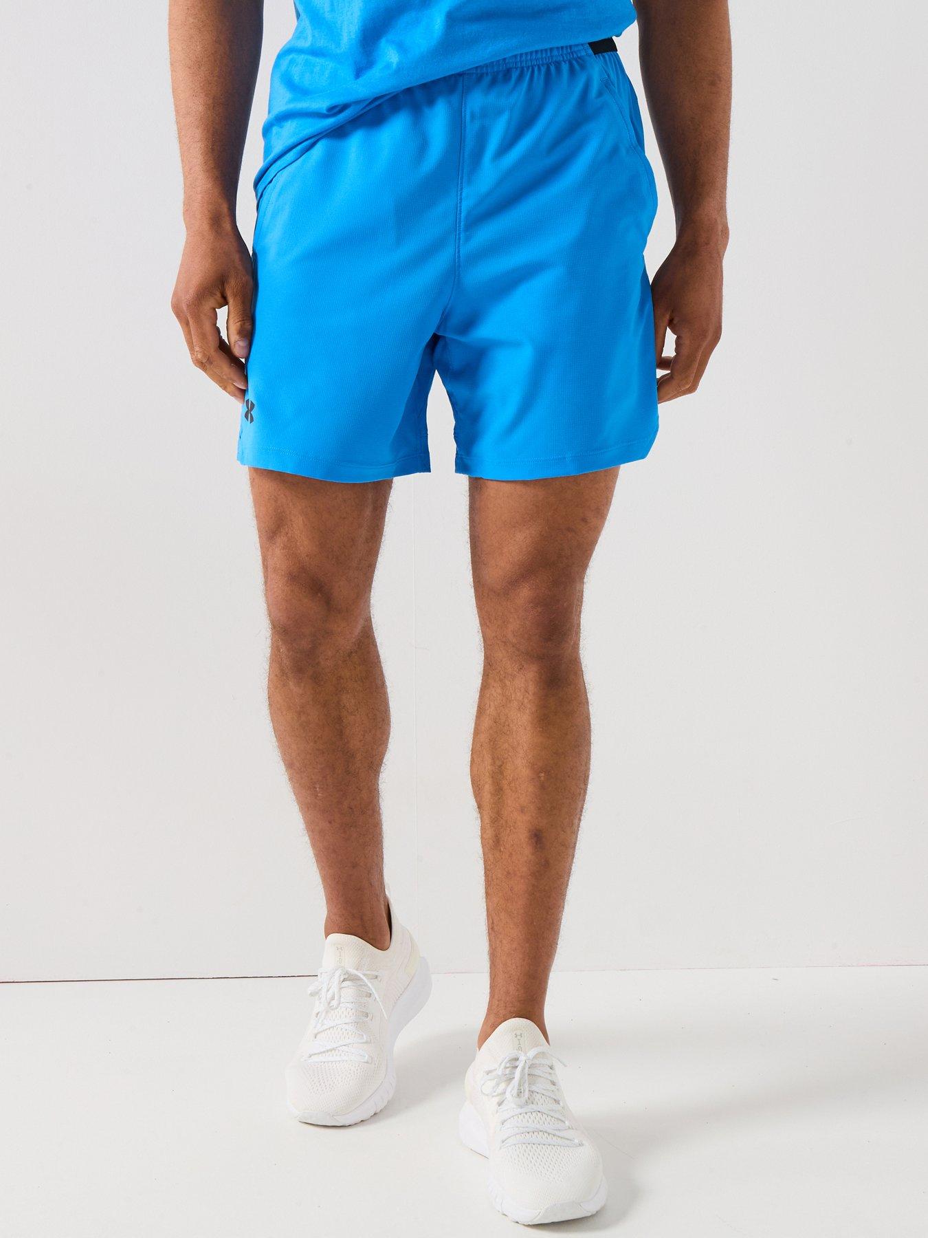 undefined Mens Training Vanish Woven 6Inch Shorts - Blue
