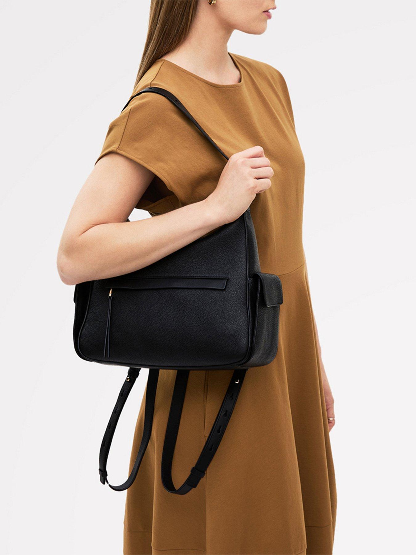 Radley The Fitzrovia Small Ziptop Backpack - Black