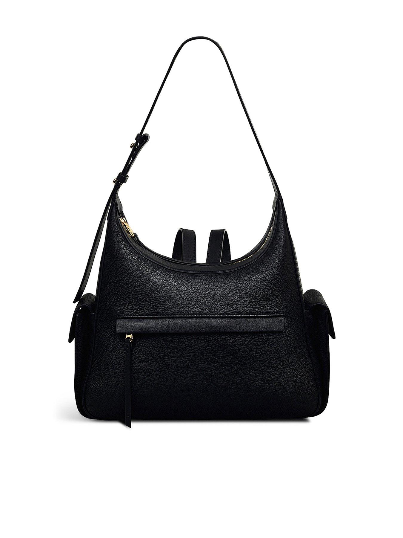 undefined The Fitzrovia Small Ziptop Backpack - Black