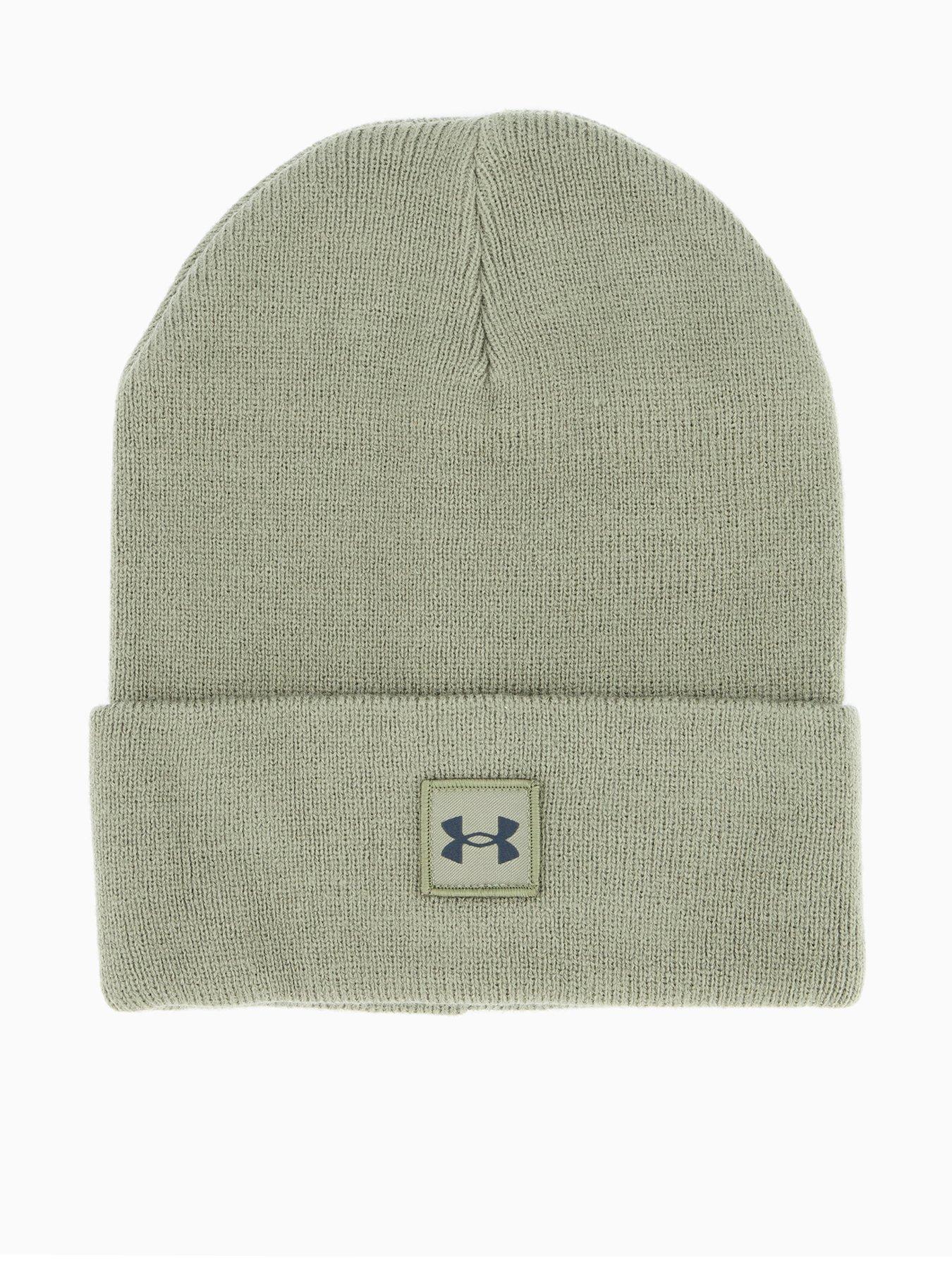UNDER ARMOUR Mens Training Halftime Cuff Beanie Hat - Green