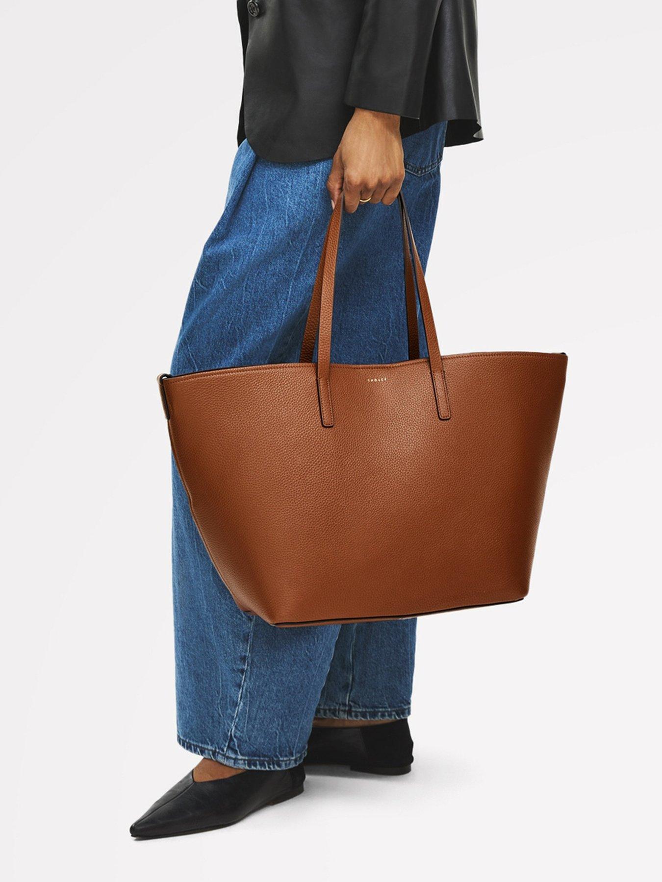 Radley Dukes Place Large Leather Open Top Tote Bag - Brown