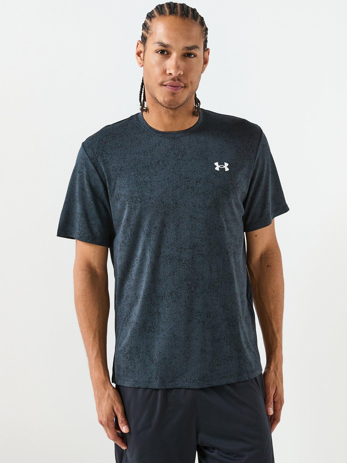 UNDER ARMOUR Mens Training Tech Pixelate T-Shirt - Black