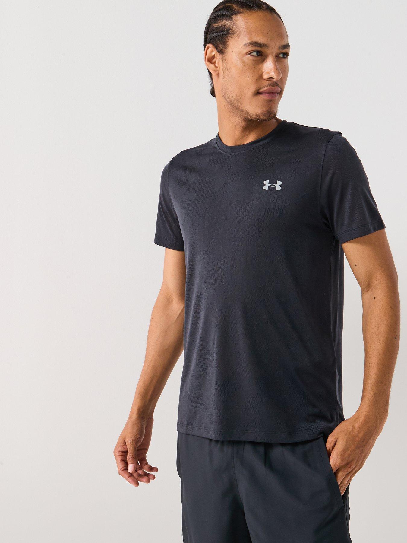 undefined Mens Running Launch Camo T-Shirt - Black
