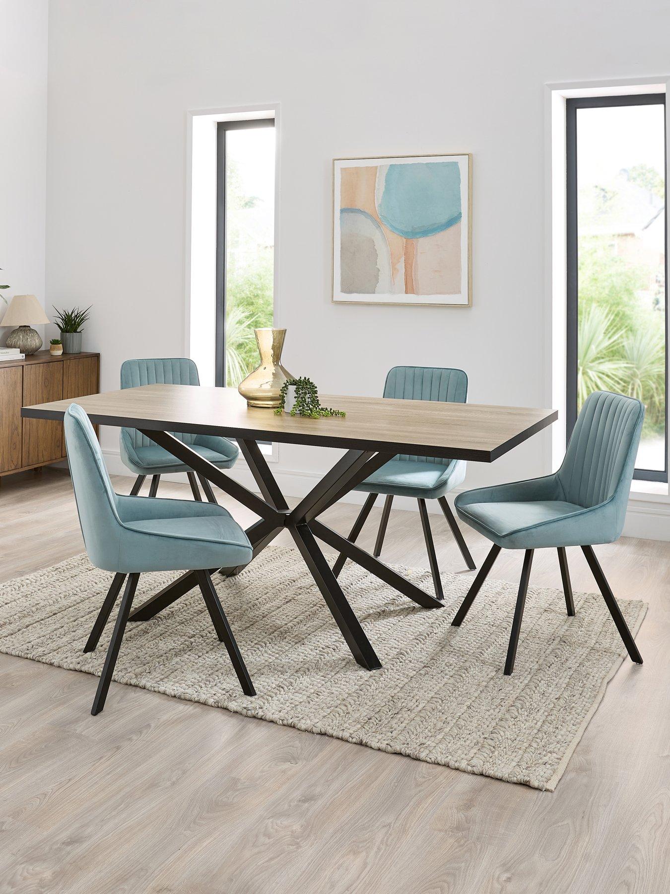 undefined Oslo 180cm Rectangular Dining Table  &  4 Marlow Chairs - FSC® Certified