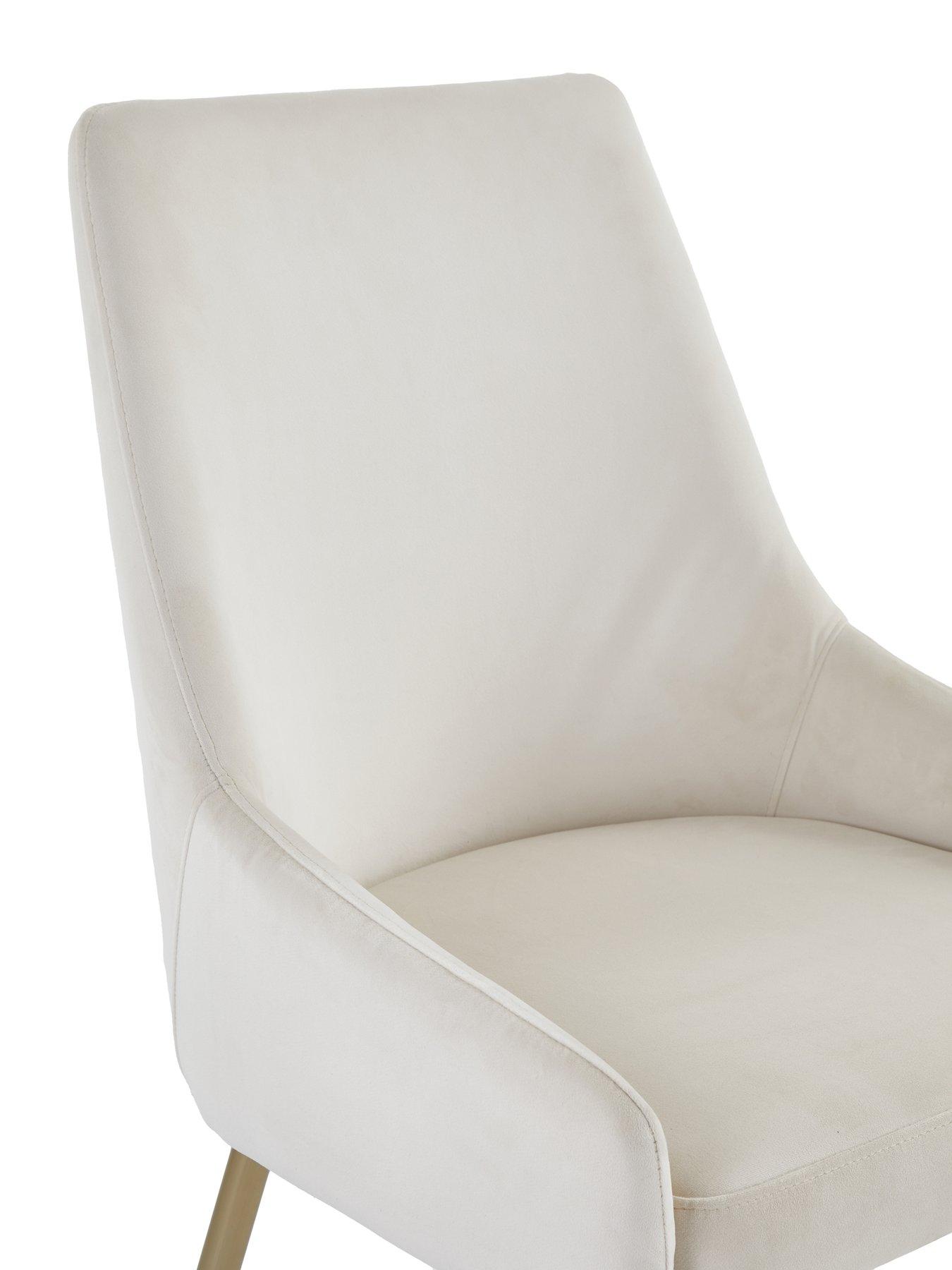 Image 7 of 7 of The Very Collection Savannah 120cm Round Ceramic Dining Table &amp; 4 Nala Dining Chairs - FSC&reg; Certified