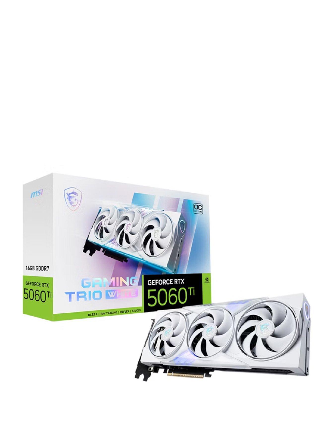 MSI GAMING TRIO OC - GEFORCE RTX 5060 Ti - 16GB - GRAPHICS CARD - WHITE