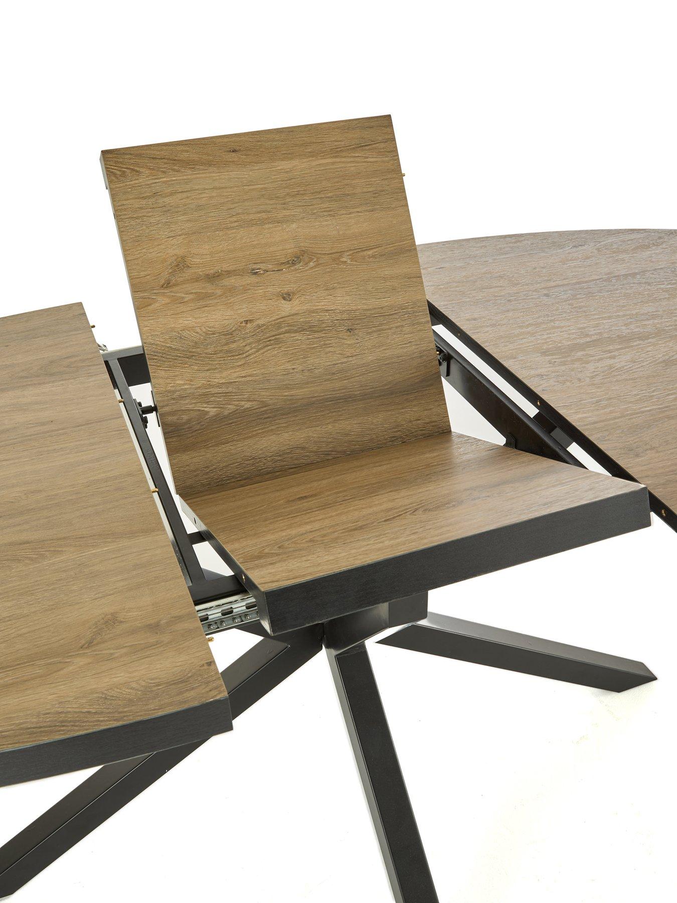Image 7 of 7 of The Very Collection Oslo Extending 160-200cm Dining Table &amp; 4 Alisha Boucle Chairs