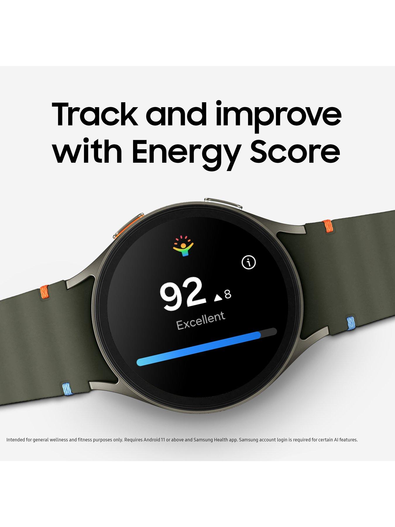 Image 5 of 8 of Samsung Galaxy Watch7 44mm LTE Silver with Galaxy Buds3 - Silver