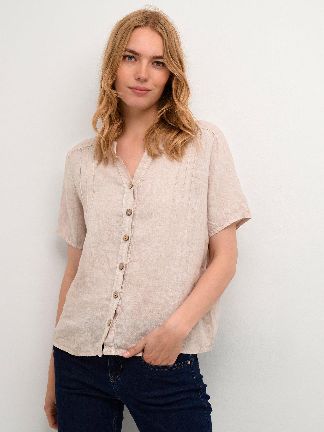 undefined Bellis Linen Shirt - Neutral
