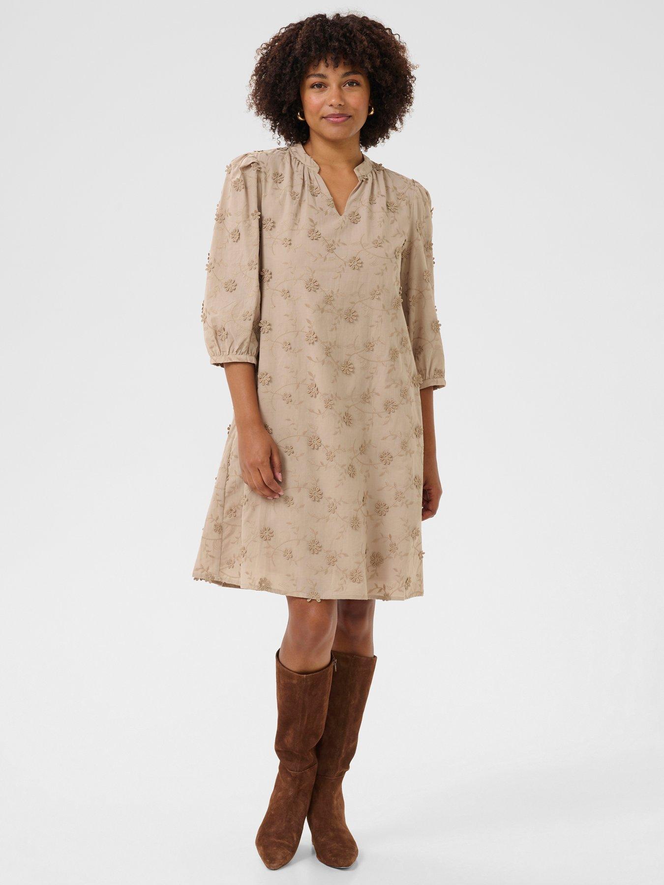 undefined Olivia Mini Dress - Brown