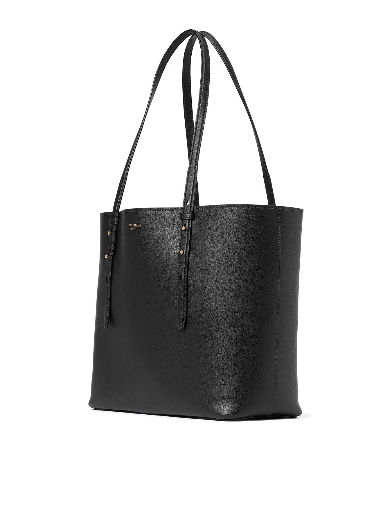 Image 3 of 4 of Kate Spade New York Do It All Fine Grain Leather Large Tote - Black