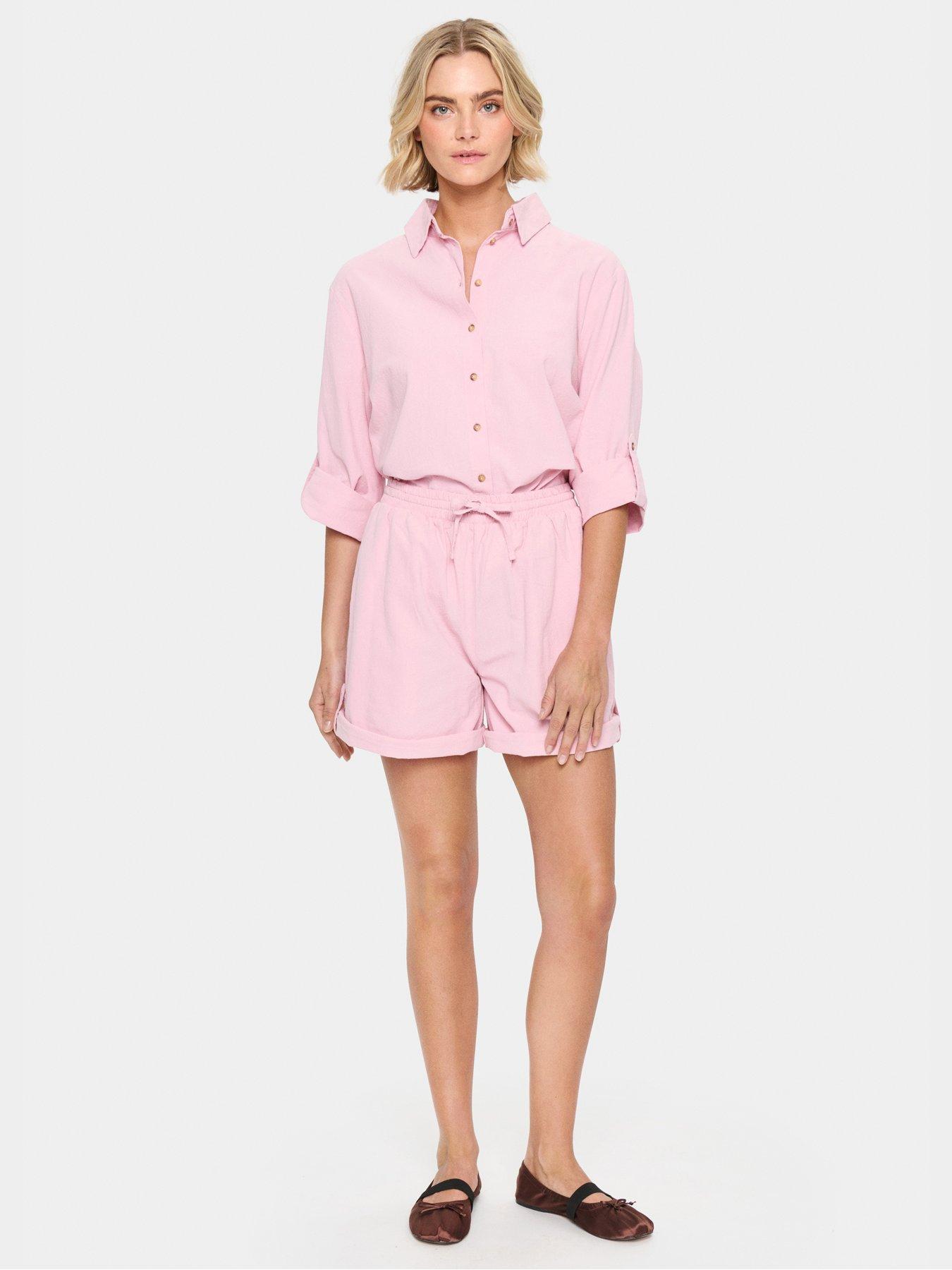 Image 3 of 6 of Saint Tropez Zalinda Shorts - Pink