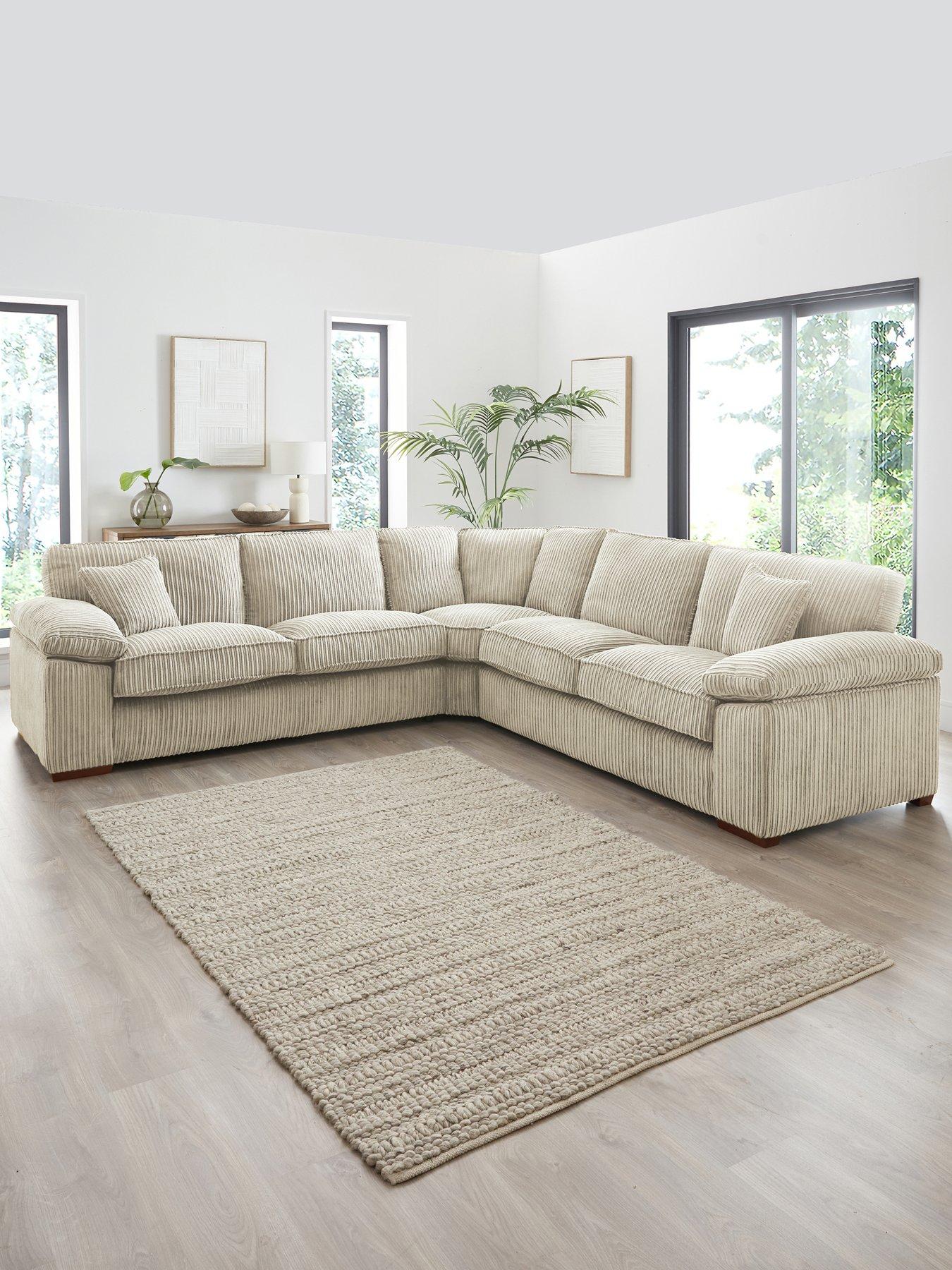 Very Home Parker Fabric Corner Sofa - Made to Order in the UK