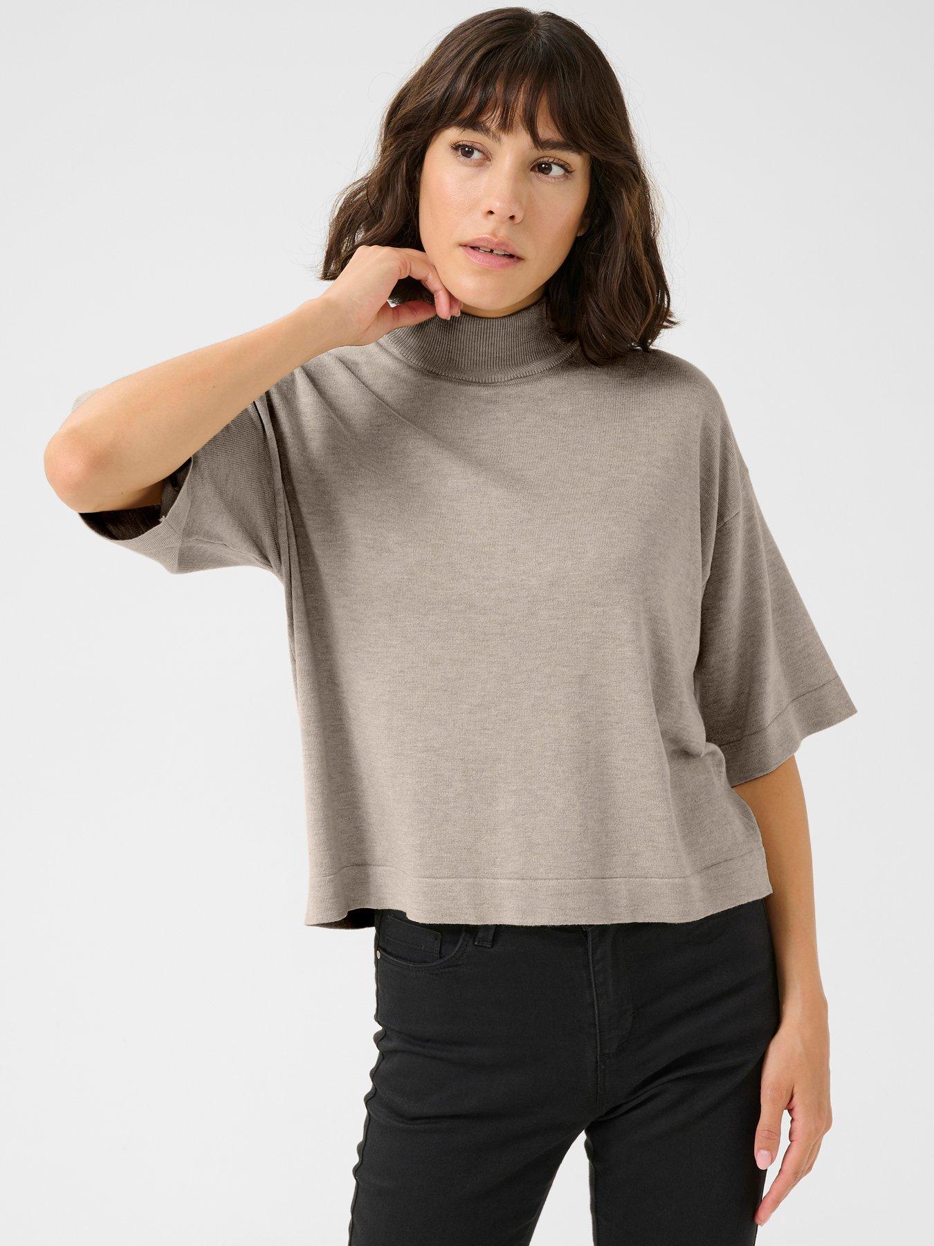 undefined Lizza Turtleneck - Grey