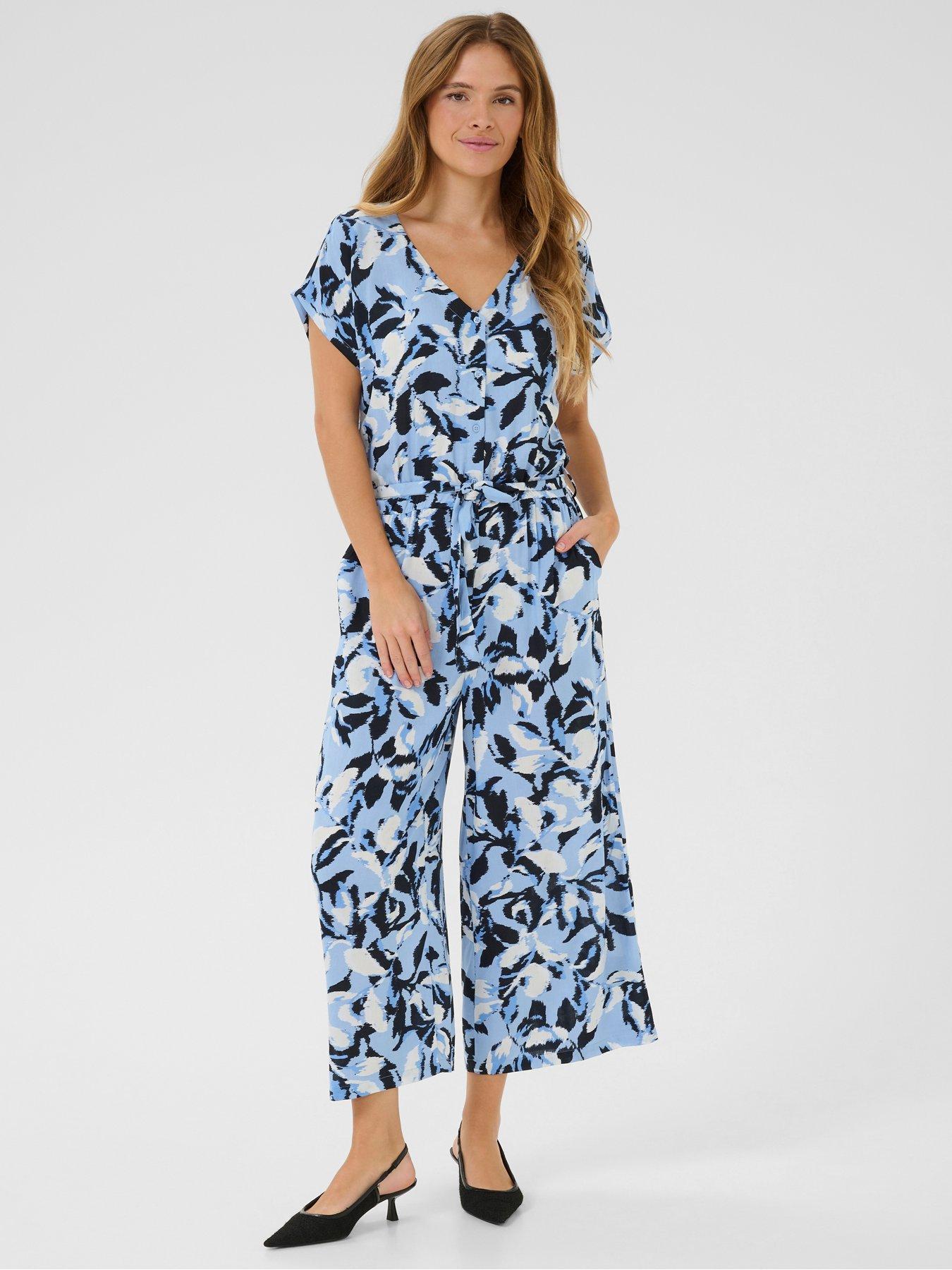 undefined Mira Jumpsuit - Blue
