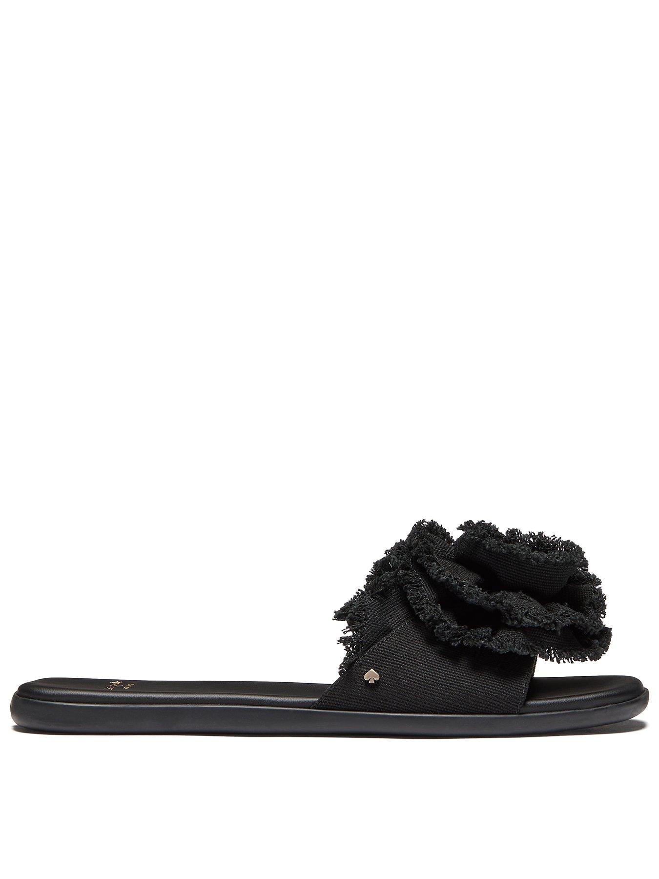 undefined Flourish Canvas Flat Sandal