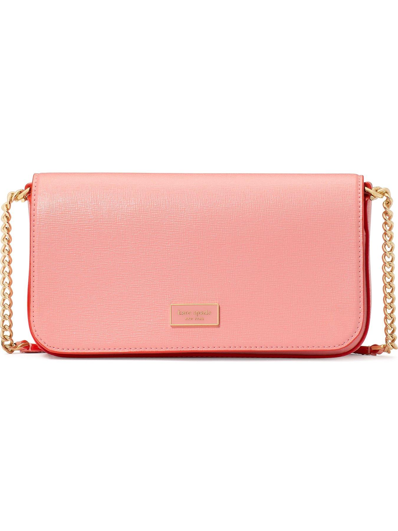 undefined Serena Saffiano Leather W Pop Edgepaint Flap Chain Wallet