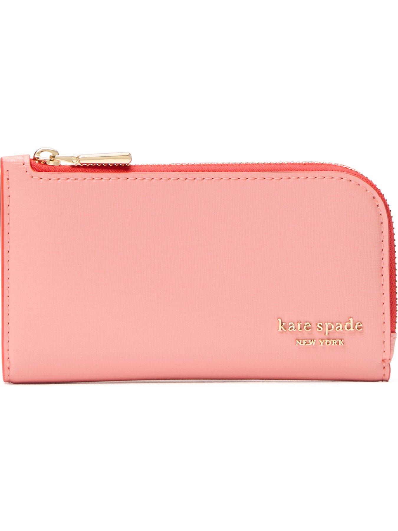 undefined Devin Saffiano Leather W Pop Edgepaint Small Slim Bifold Wallet
