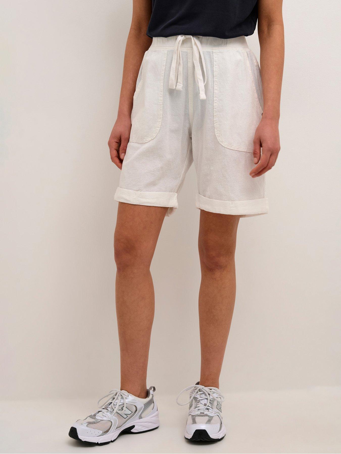 undefined Naya Shorts - White