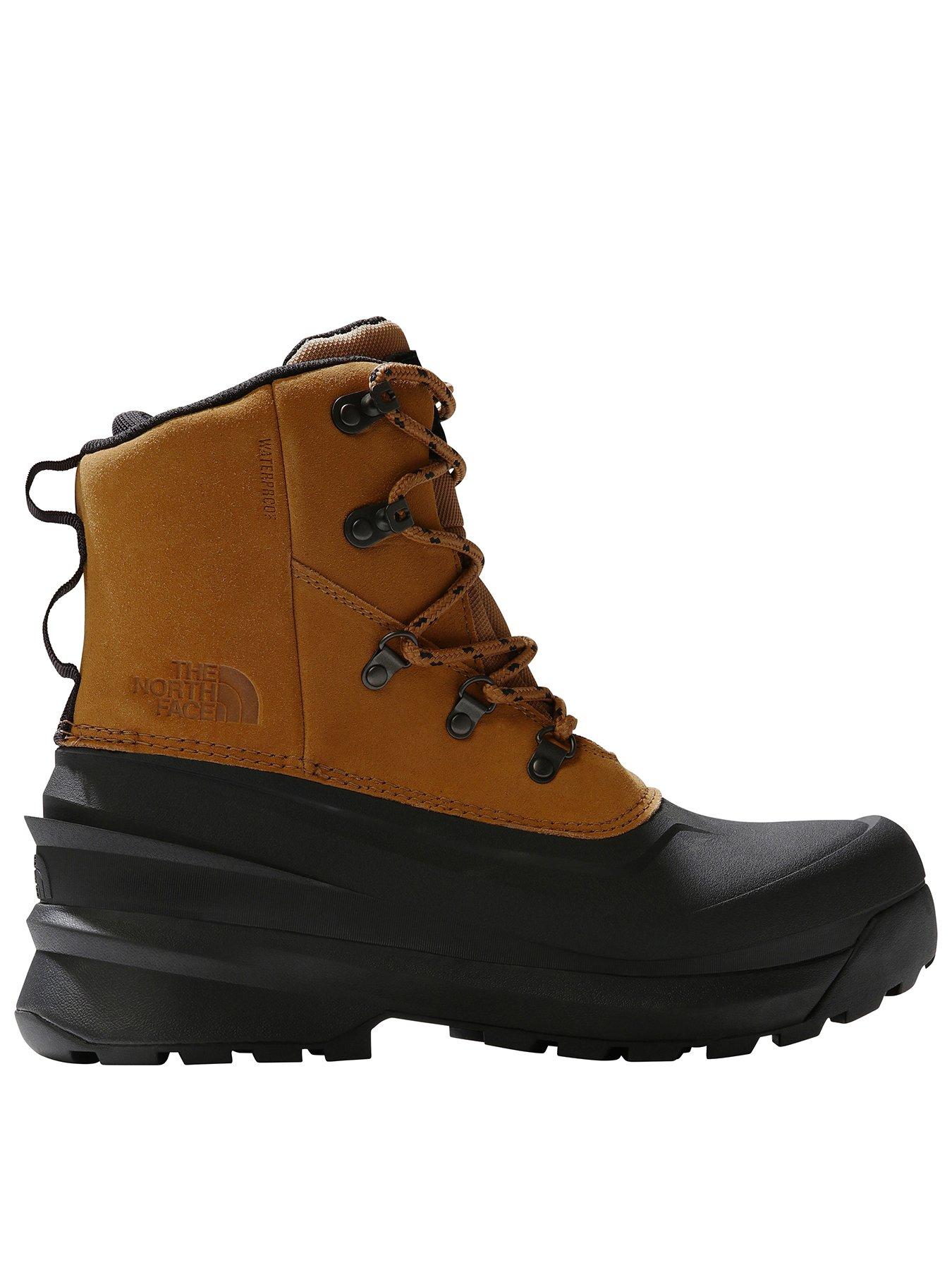 The North Face Mens Chilkat V Lace Up Waterproof Boot - Brown