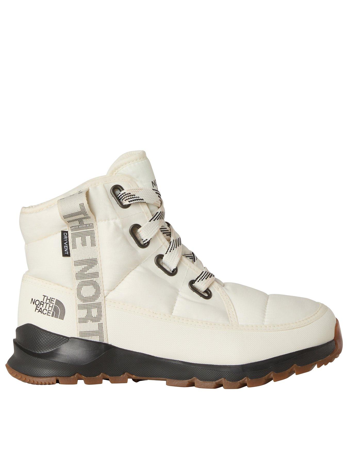 The North Face Women'S Thermoball Lace Up Luxe Waterproof Boots - White