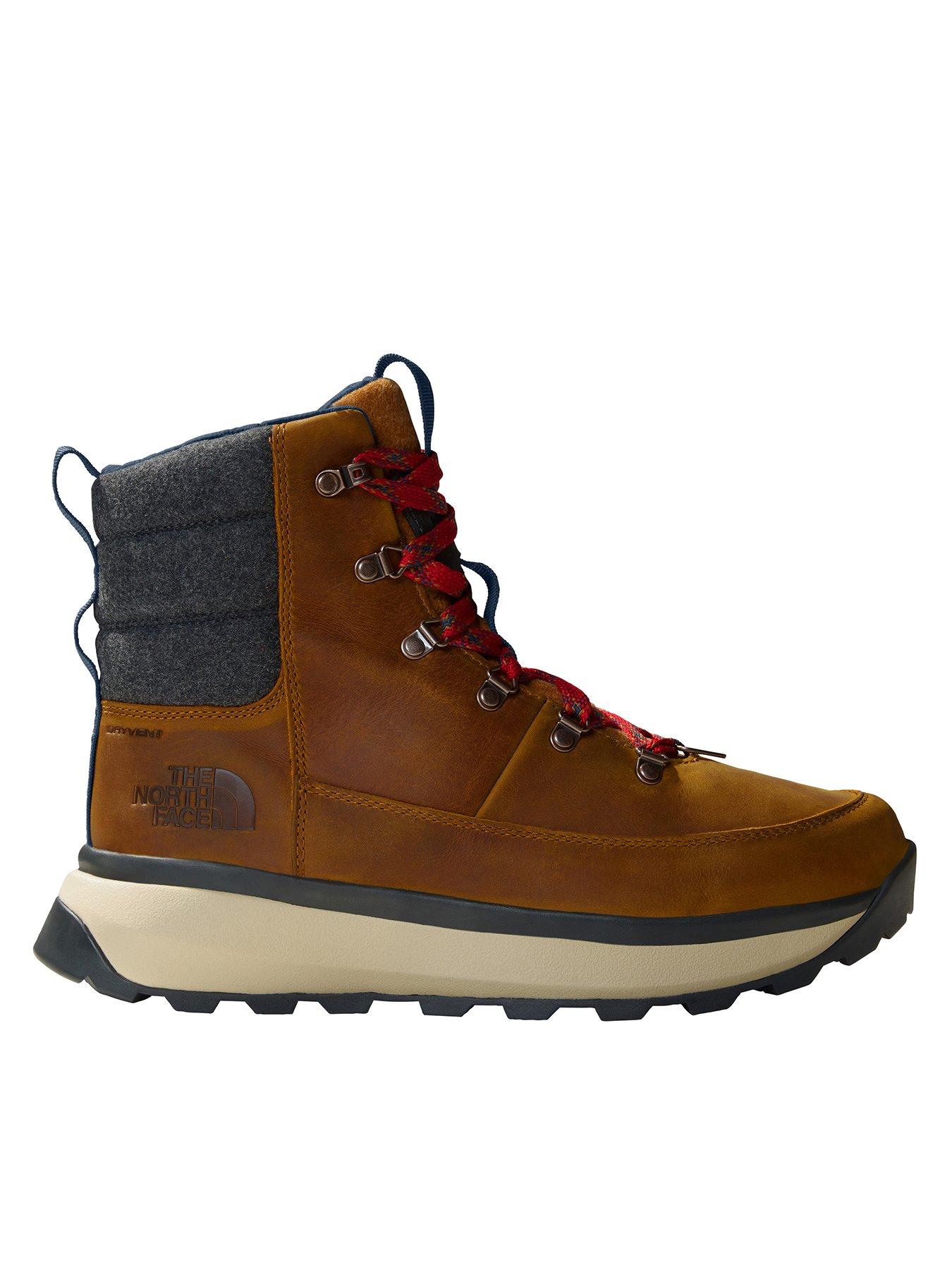 The North Face Mens Bergen Leather Waterproof Boots - Brown